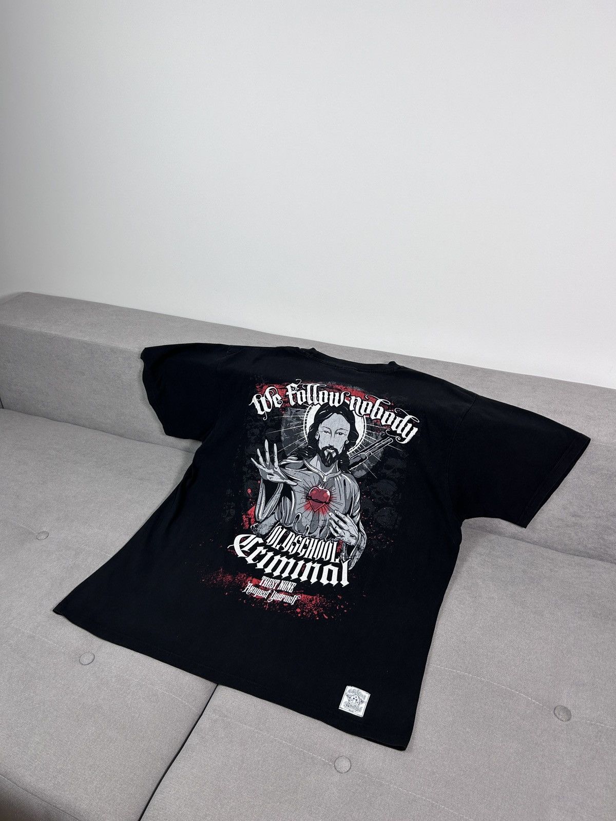 Band Tees × Vintage Oldschool criminal black tee Size US XL / EU 56 / 4 - 1 Thumbnail