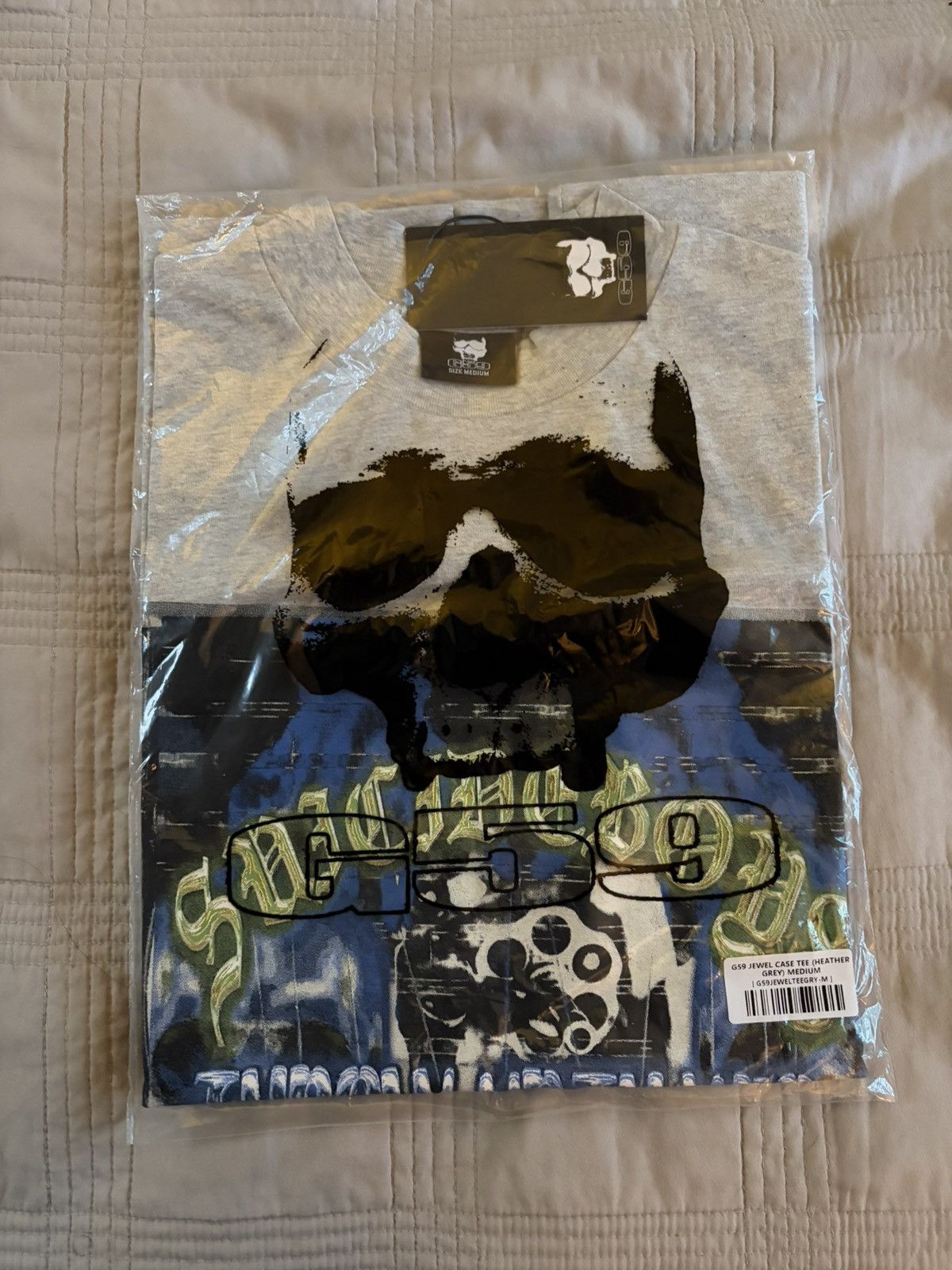 G59 Records G59 JEWEL CASE TEE (HEATHER GREY) Size US M / EU 48-50 / 2 - 3 Thumbnail