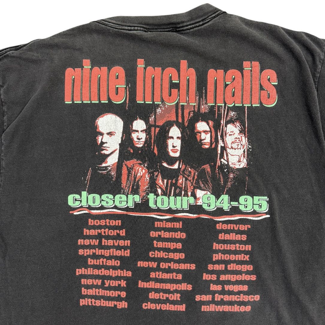 Band Tees Vintage 90s Nine Inch Nails Closer Tour Shirt Size US XL / EU 56 / 4 - 7 Thumbnail
