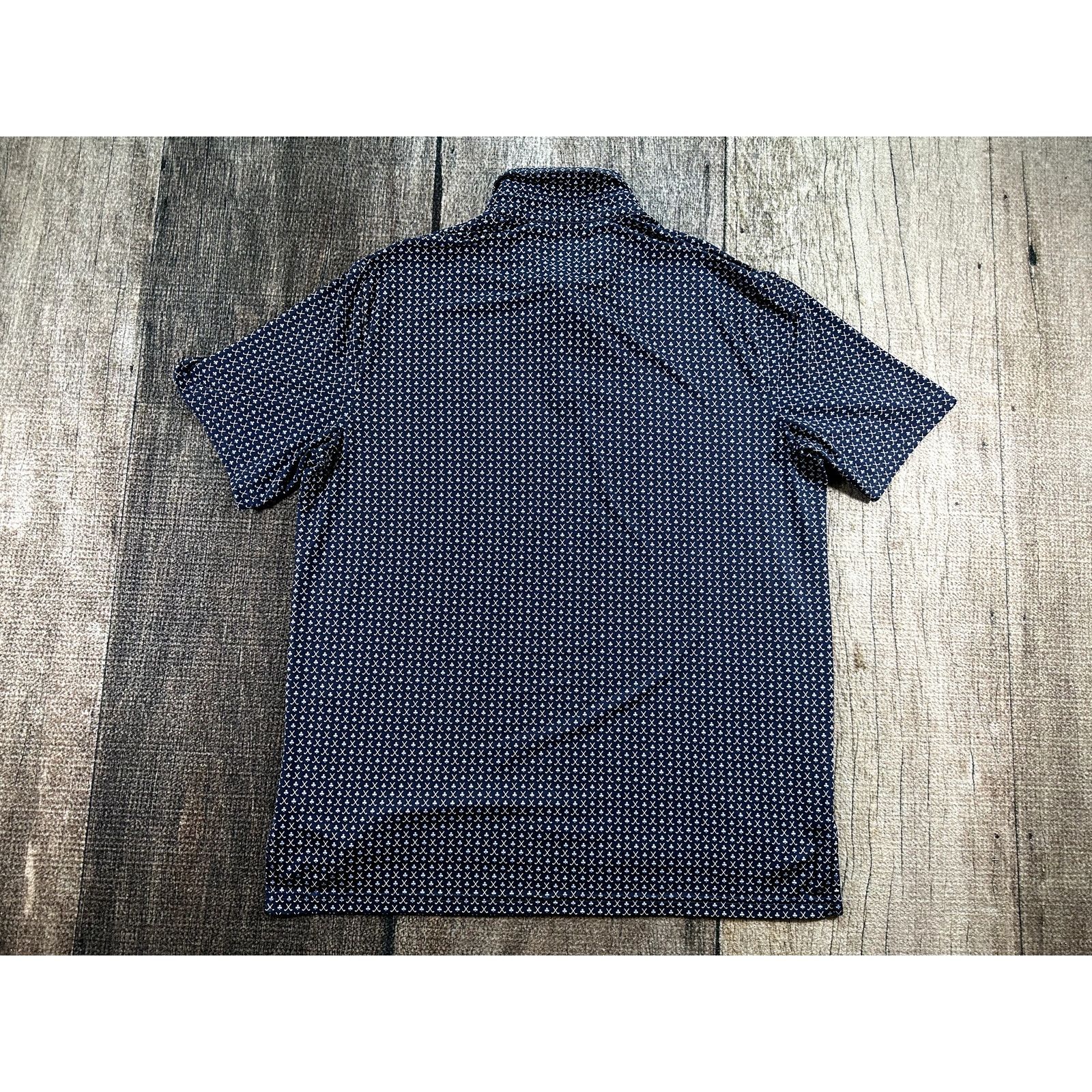 RLX Ralph Lauren RLX Ralph Lauren Mens Golf Clubs Spades Blue Polo Shirt Size US XL / EU 56 / 4 - 9 Thumbnail