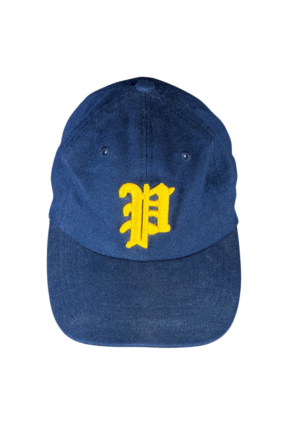 Polo Ralph Lauren 90s Polo RL Old English “P” Strapback - Navy / Yellow Size ONE SIZE - 1 Thumbnail