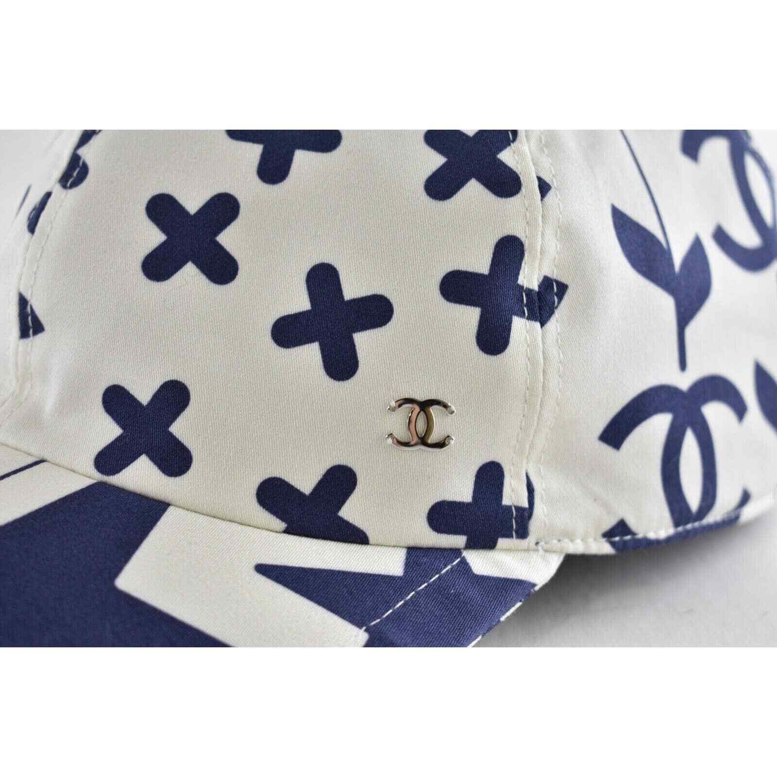 Chanel Chanel Graffiti CC Silver Logo Baseball Cap Curved Peak Hat Size ONE SIZE - 4 Thumbnail