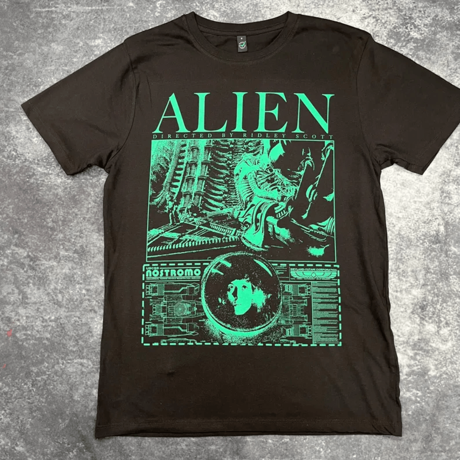 Vintage RIDLEY SCOTT'S ALIEN Sci fi,Horror film shirt, vintage shirt Size US L / EU 52-54 / 3 - 1 Thumbnail