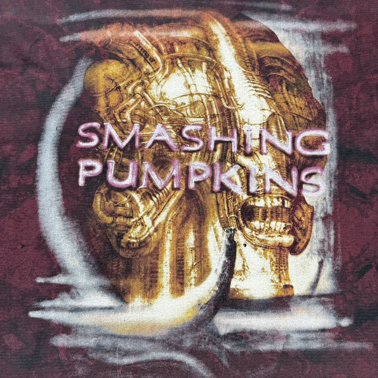 Band Tees Vintage Early 90s Smashing Pumpkins Necronom AllOver T Shirt Size US XL / EU 56 / 4 - 5 Thumbnail