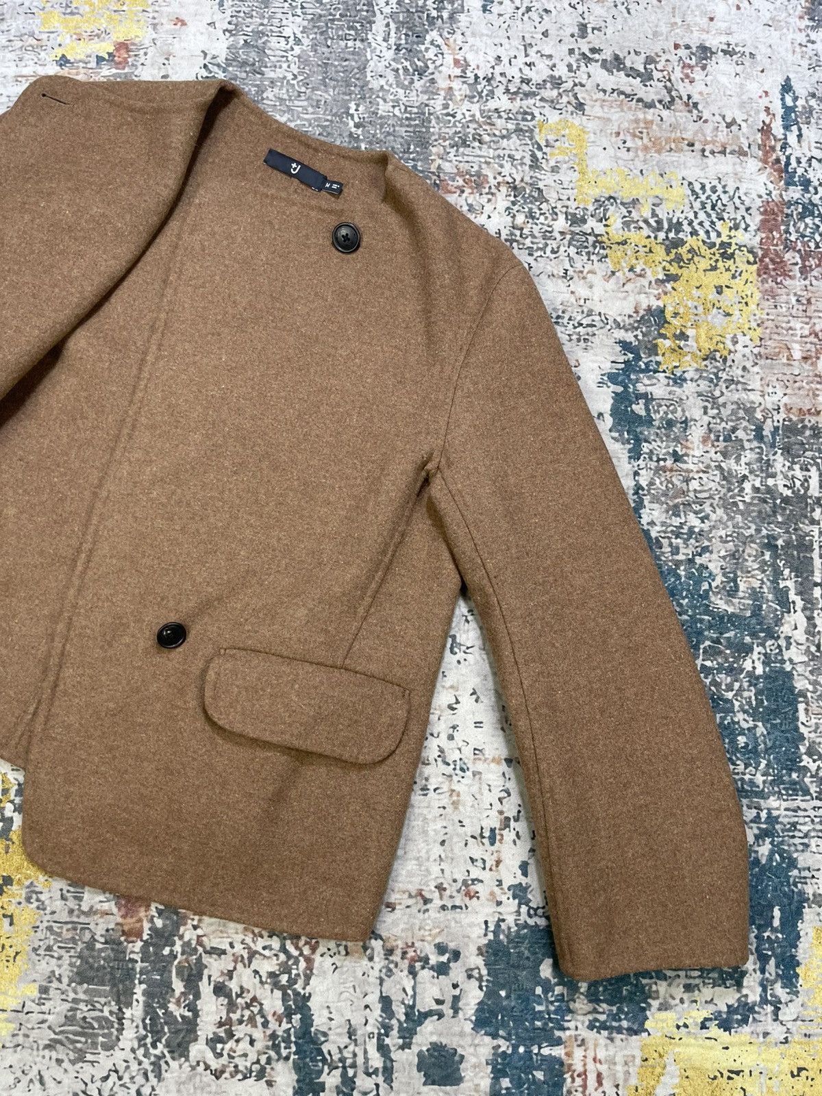Jil Sander × Uniqlo Jil Sander x Uniqlo Double Face Collarless Jacket Size M / US 6-8 / IT 42-44 - 6 Thumbnail
