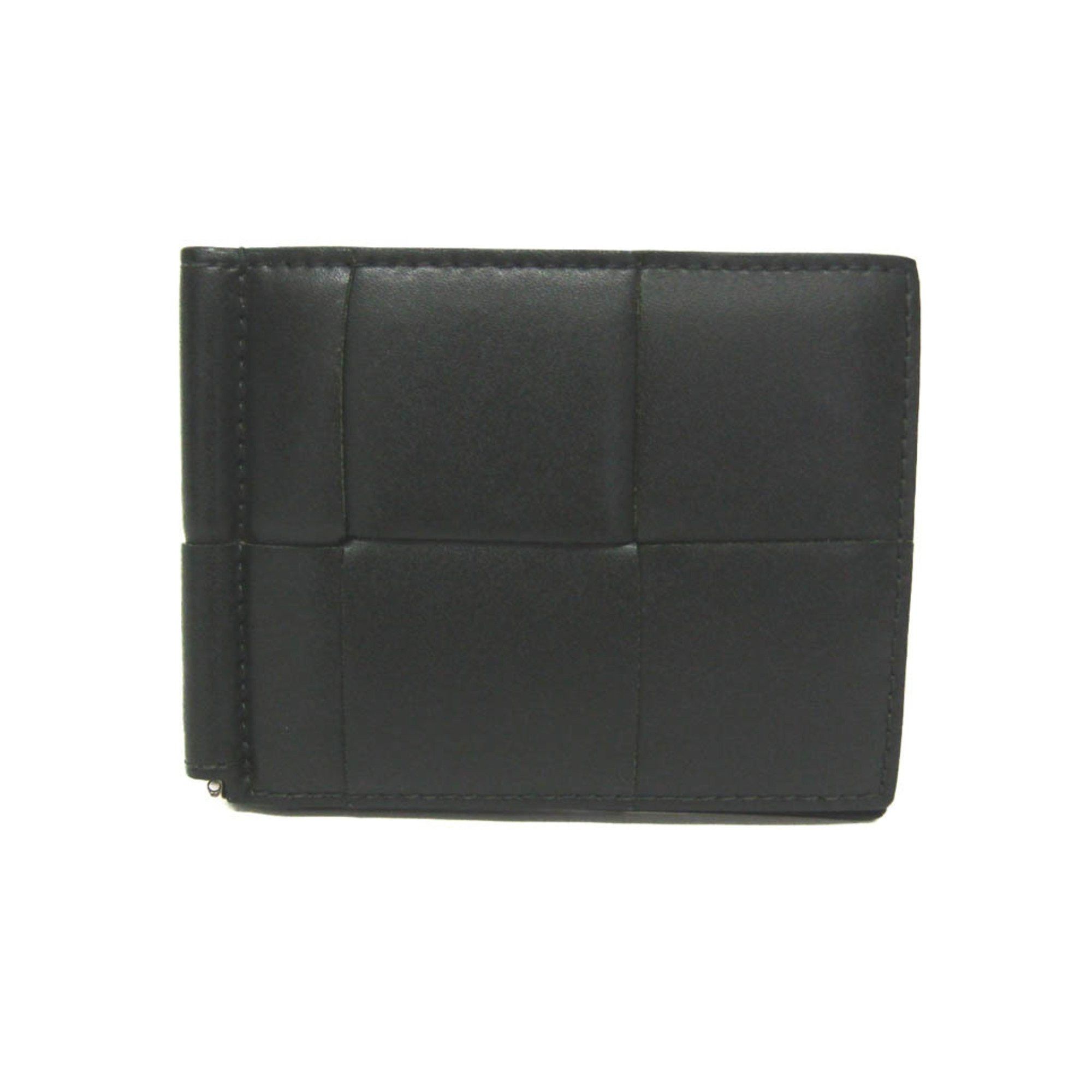 Bottega Veneta Cassette Grey Leather Wallet (Pre-Owned) Size ONE SIZE - 1 Thumbnail