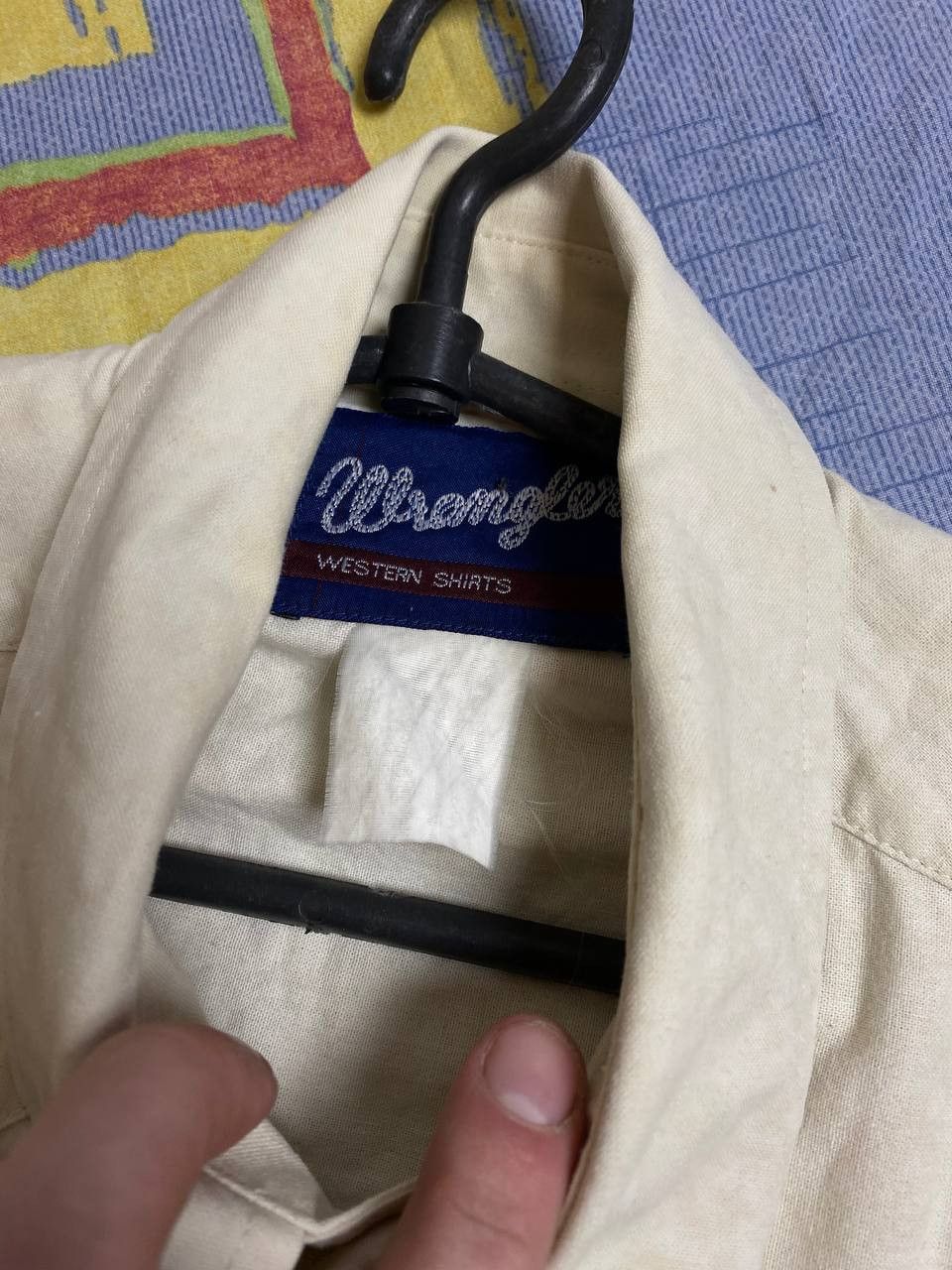 Vintage × Wrangler Vintage 90s Wrangler Shirt Size US L / EU 52-54 / 3 - 8 Thumbnail
