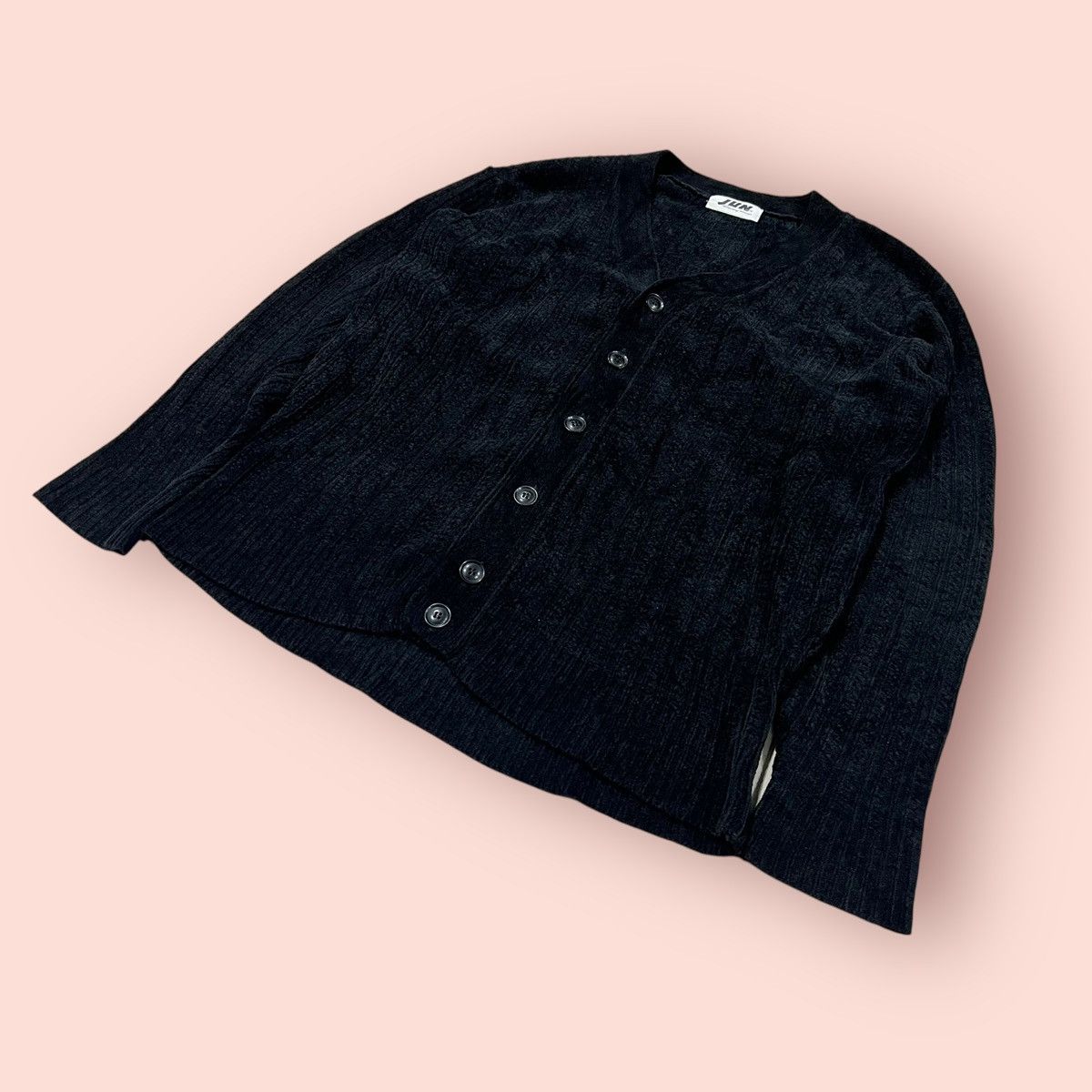 Jun Takahashi VINTAGE JUN MEN BUTTON UP KNITTED CARDIGAN Size US L / EU 52-54 / 3 - 5 Thumbnail