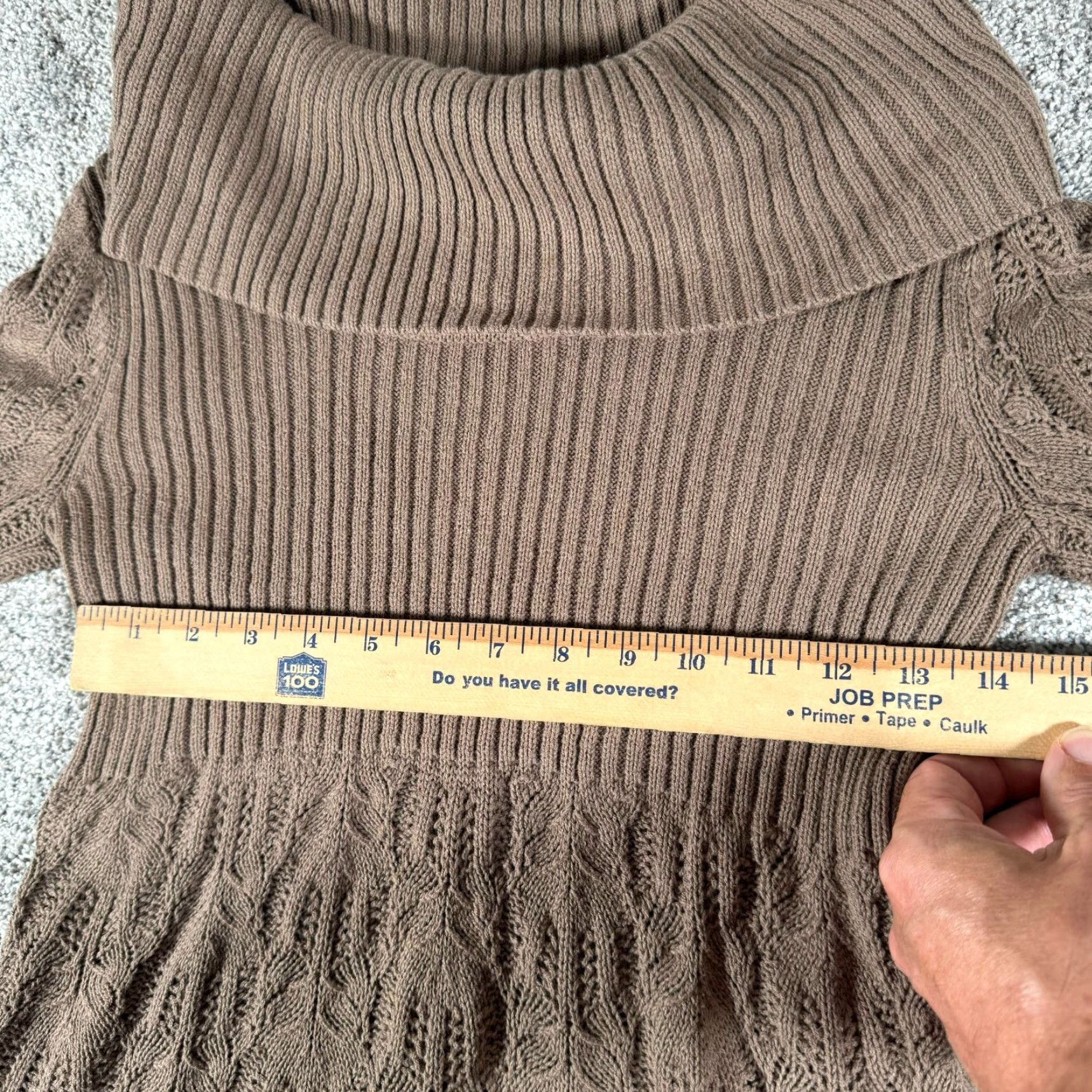 Vintage Valerie Stevens Sweater Women Small Turtleneck Cottagecore Cable Knit 90s Y2K Boho Womens Size S / US 4 / IT 40 - 5 Thumbnail