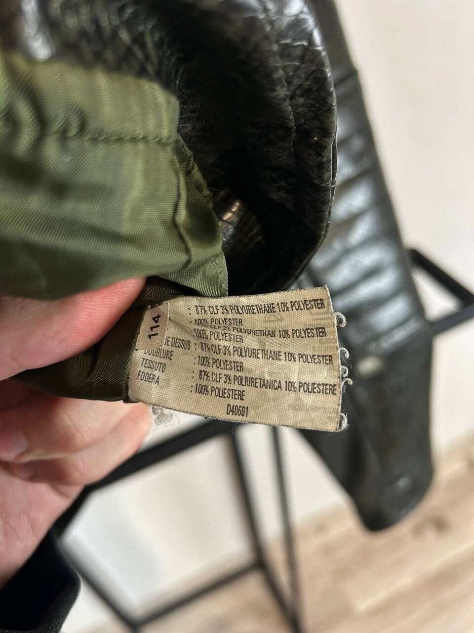 Japanese Brand Black Leather Jacket Snake Print Cropped Biker Y2K Grunge Size US S / EU 44-46 / 1 - 12 Thumbnail