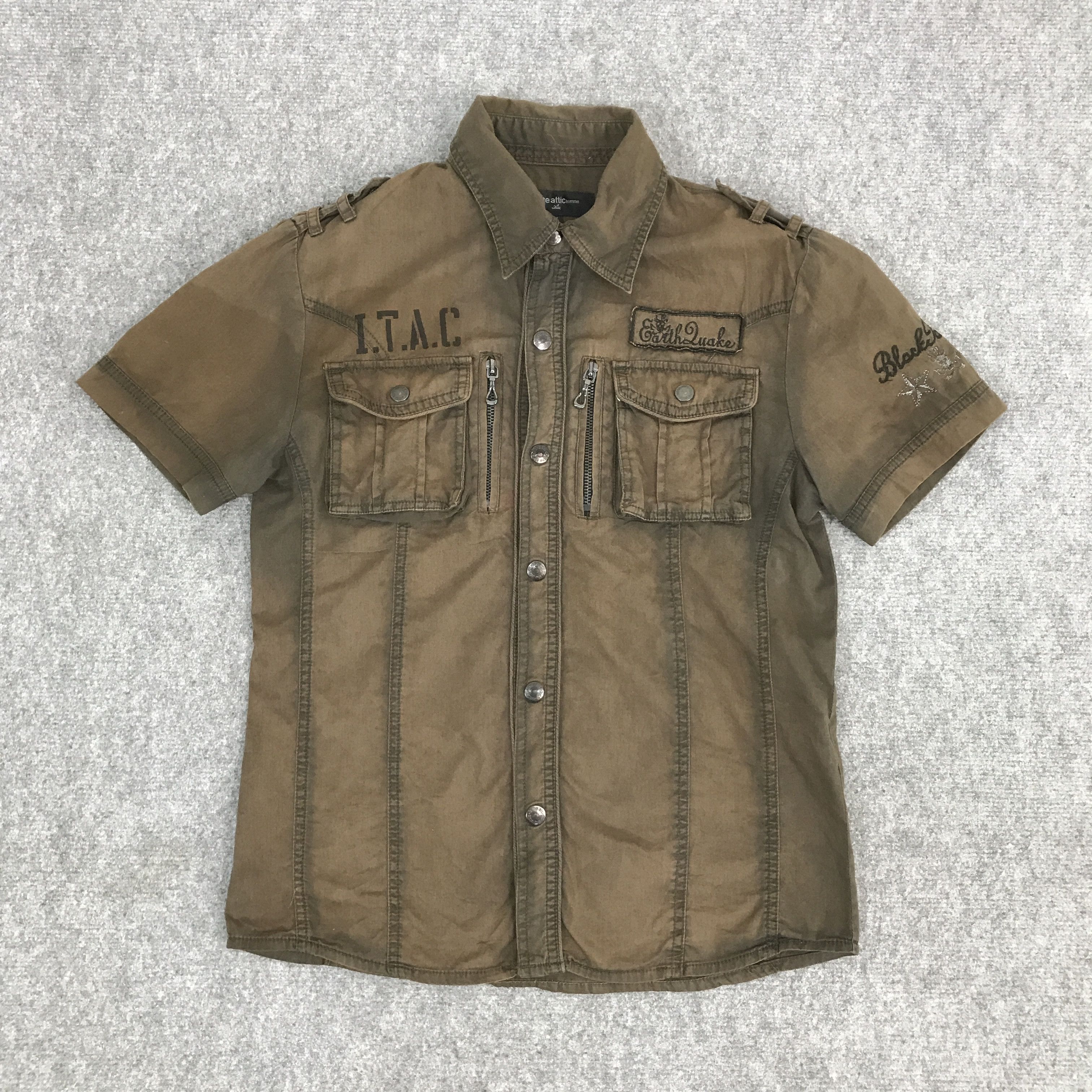 In The Attic × Japanese Brand IN THE ATTIC SNAP BUTTON RUSTY STYLE DESIGN SHIRTS Size US M / EU 48-50 / 2 - 1 Thumbnail