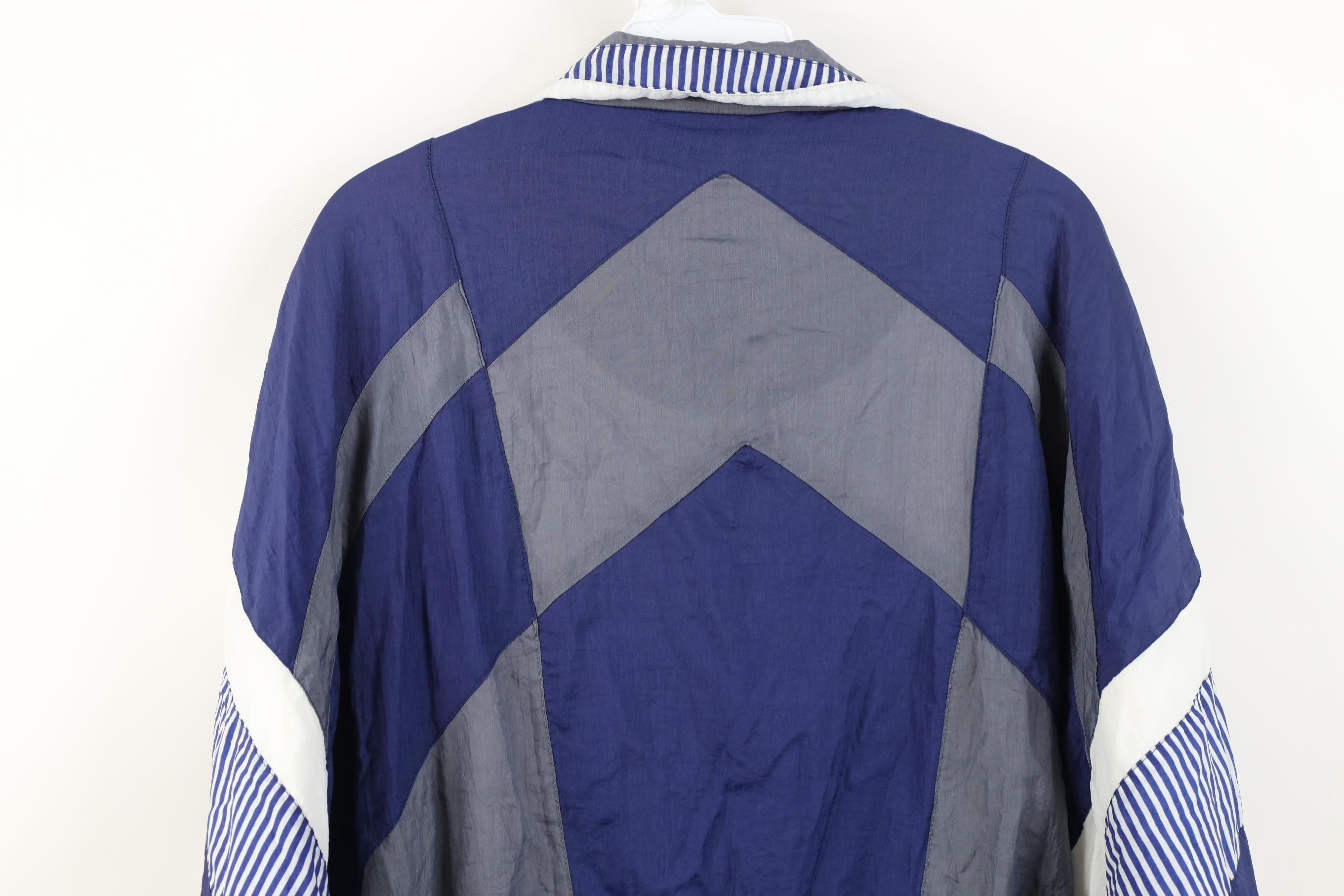 Vintage Vintage 90s Streetwear Lined Full Zip Windbreaker Jacket Size US L / EU 52-54 / 3 - 12 Thumbnail