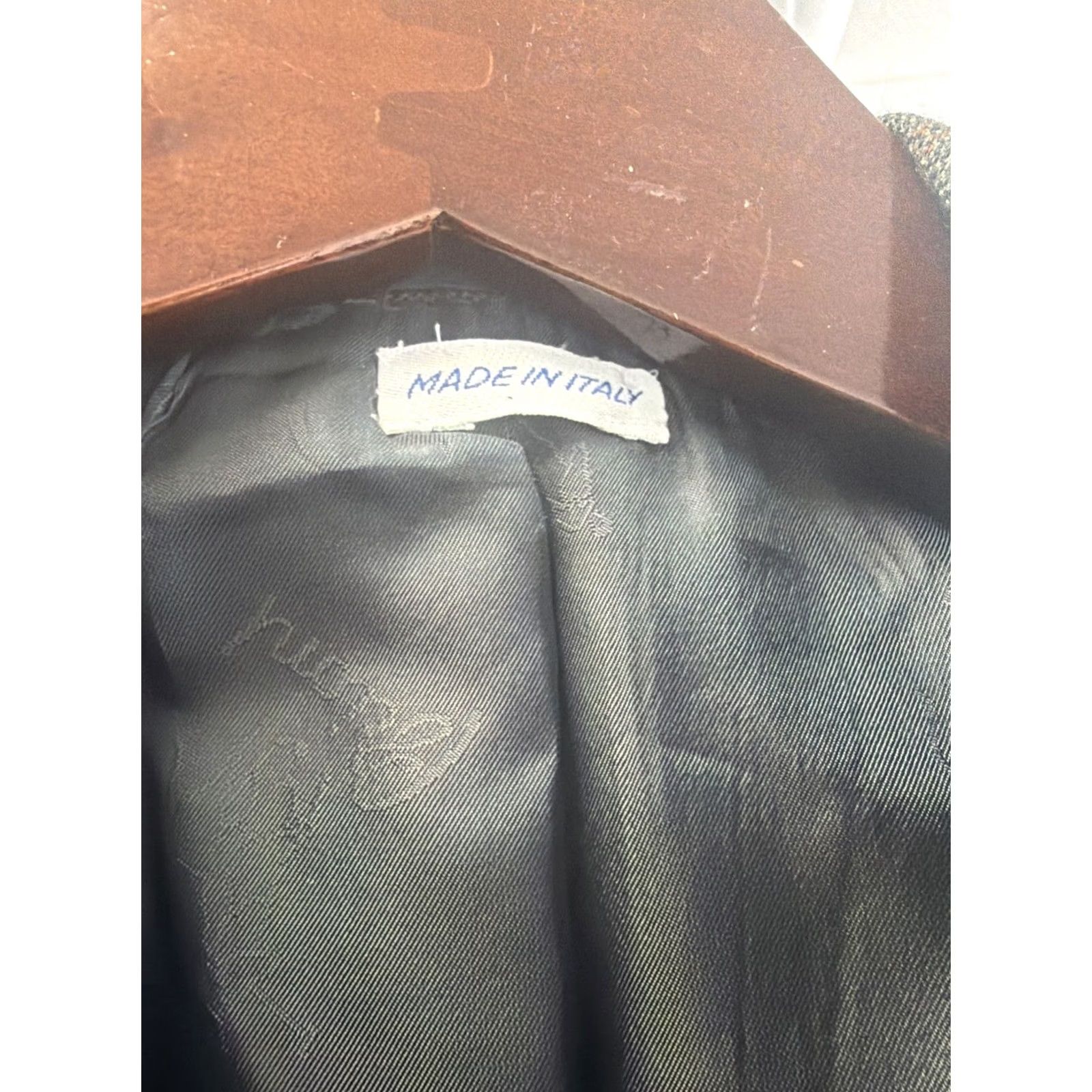 Brioni Brioni Sport Coat Blazer Grey 100% Pure Cashmere Windowpane 44R Men Regular Notch Lapel Long Coat/Dress Shirt? Size 44R - 7 Thumbnail
