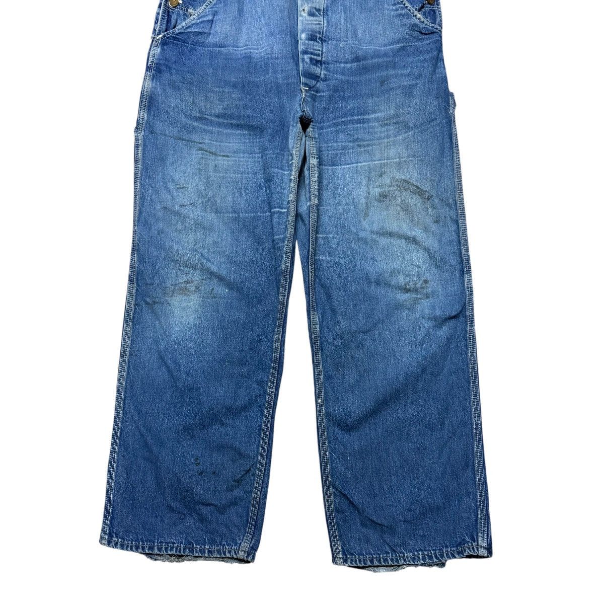 Lee Vintage 60s Lee Union Made Denim Overalls Size US 34 / EU 50 - 5 Thumbnail