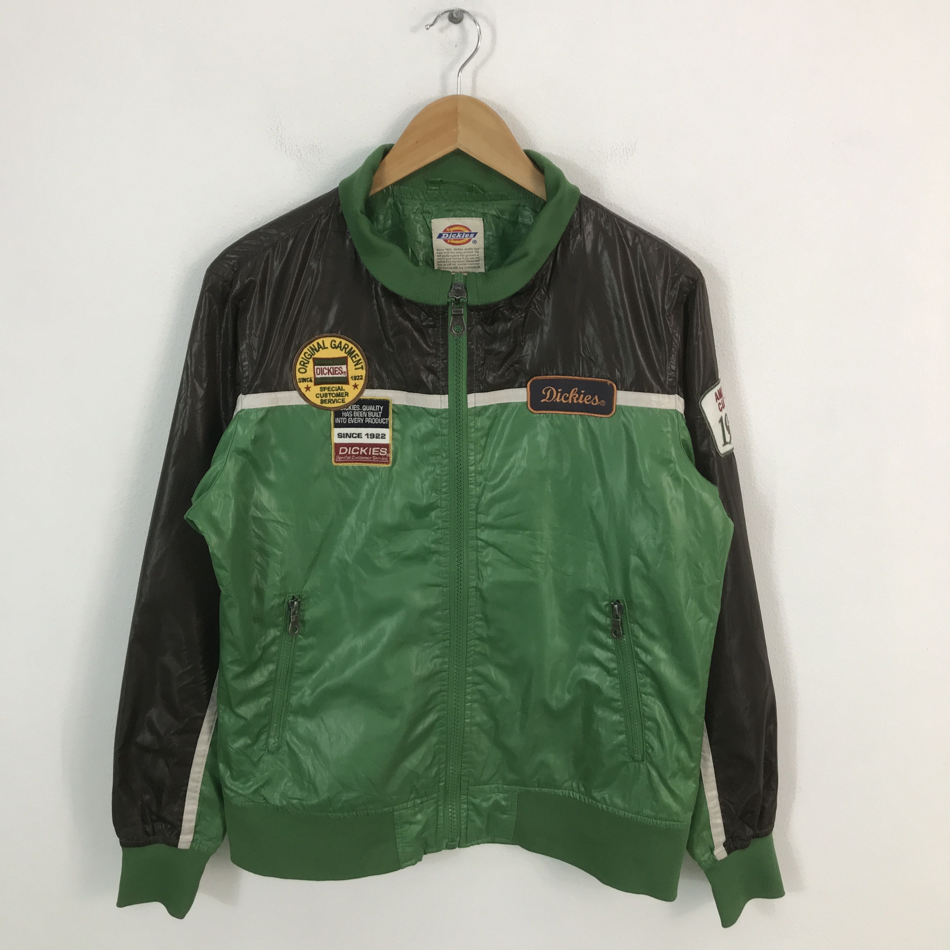 Dickies Vtg Dickies windbreker zipper jacket Size US L / EU 52-54 / 3 - 1 Thumbnail