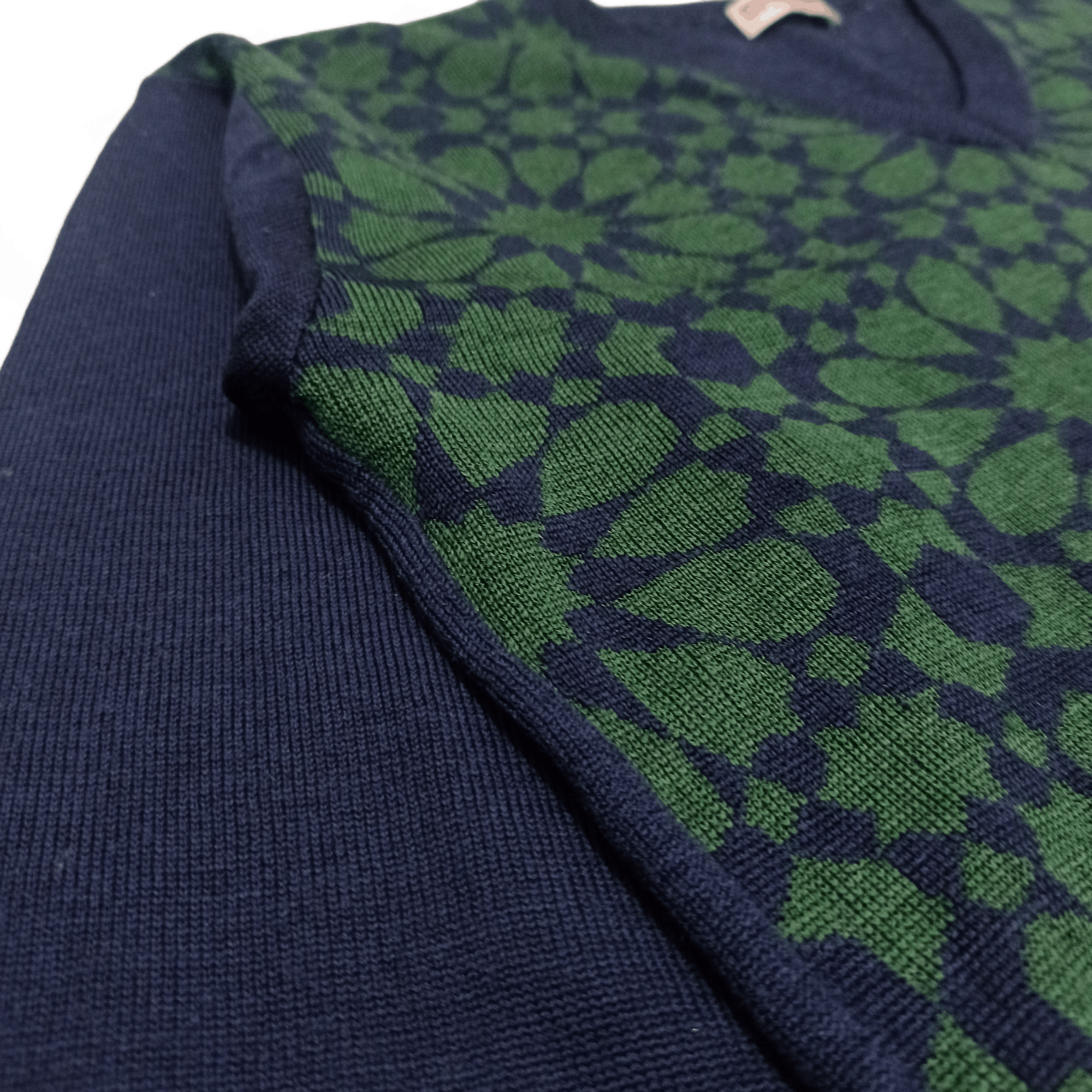 Balenciaga Vintage Balenciaga Paris Old Logo Knitwear Vneck Sweatshirt Size US M / EU 48-50 / 2 - 6 Thumbnail