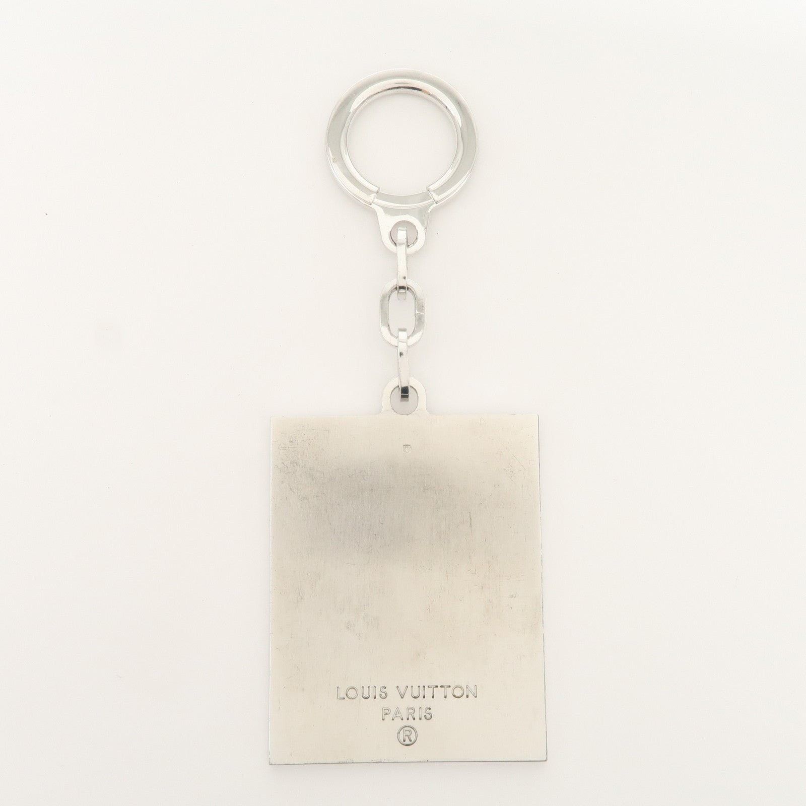 Louis Vuitton Louis Vuitton Logo Plate Metal Bag Charm Silver Size ONE SIZE - 2 Thumbnail