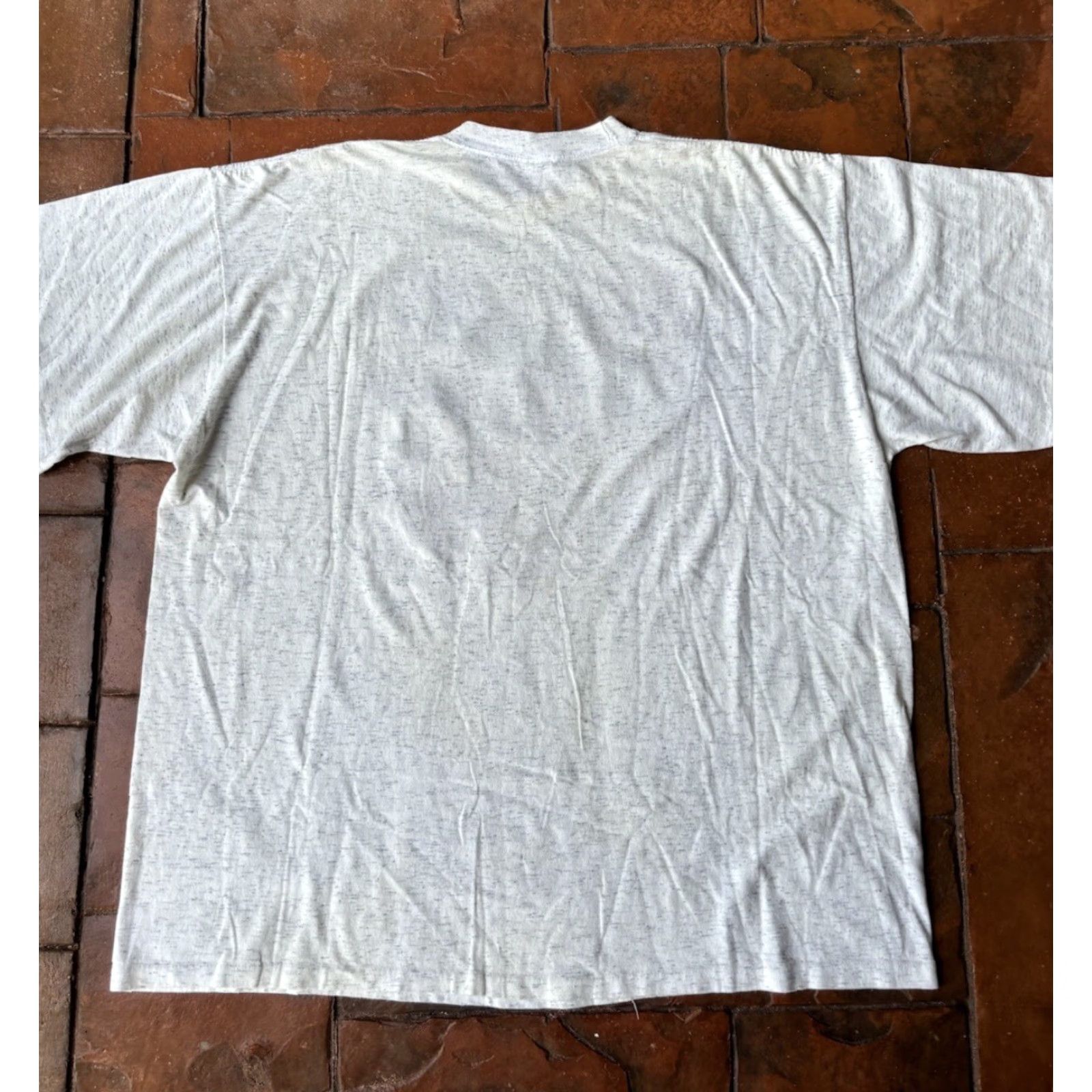 Vintage VINTAGE Miami Hurricanes Sebastian The Ibis Sleep T-Shirt One Size White Cotton Knit Logo Short Sleeve Crew Neck Mens 90s Size US M / EU 48-50 / 2 - 3 Thumbnail