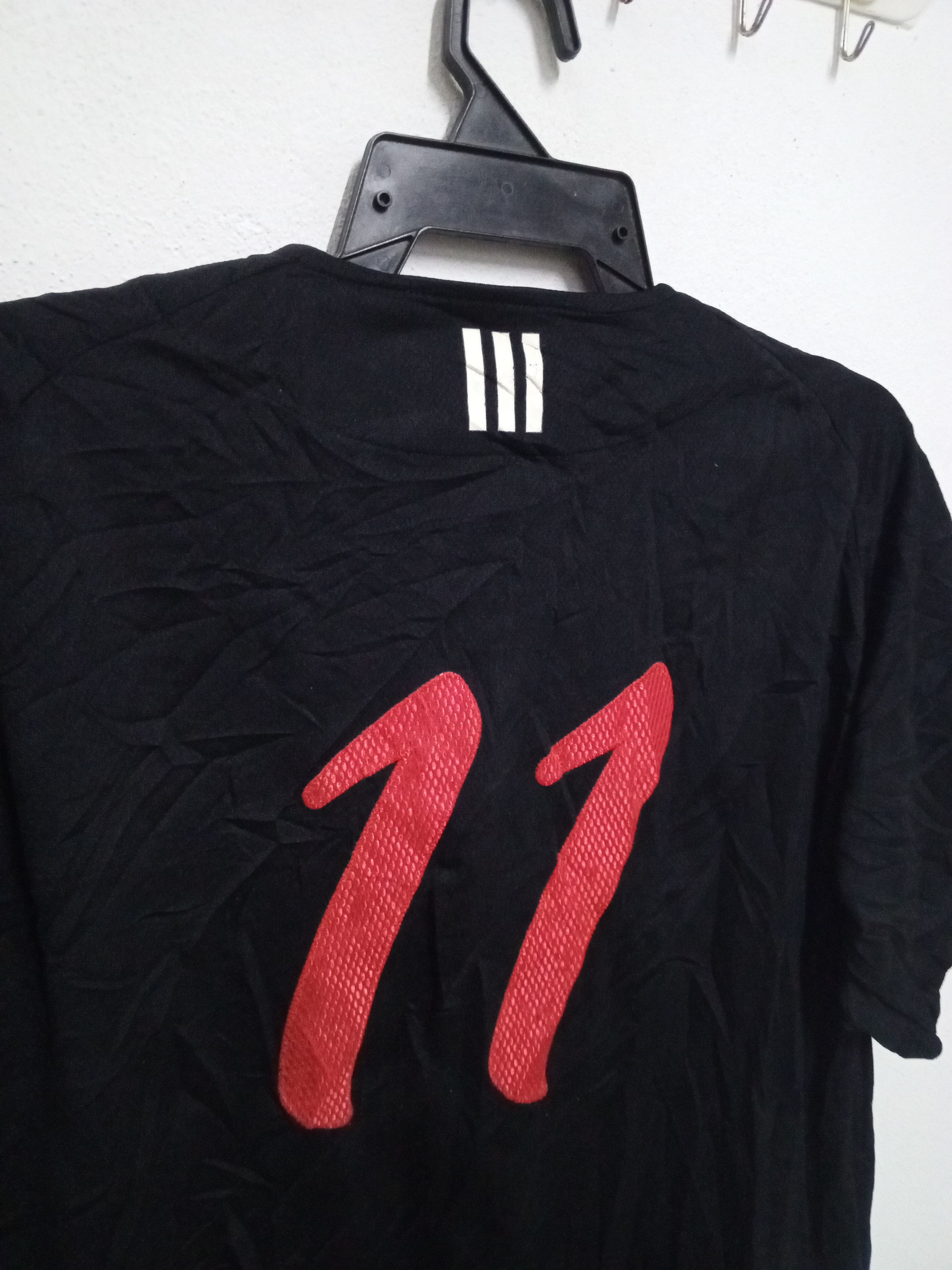 Adidas 2006- SCARFACE ×ADIDAS BUTTON JERSEY SHIRT Size US L / EU 52-54 / 3 - 7 Thumbnail