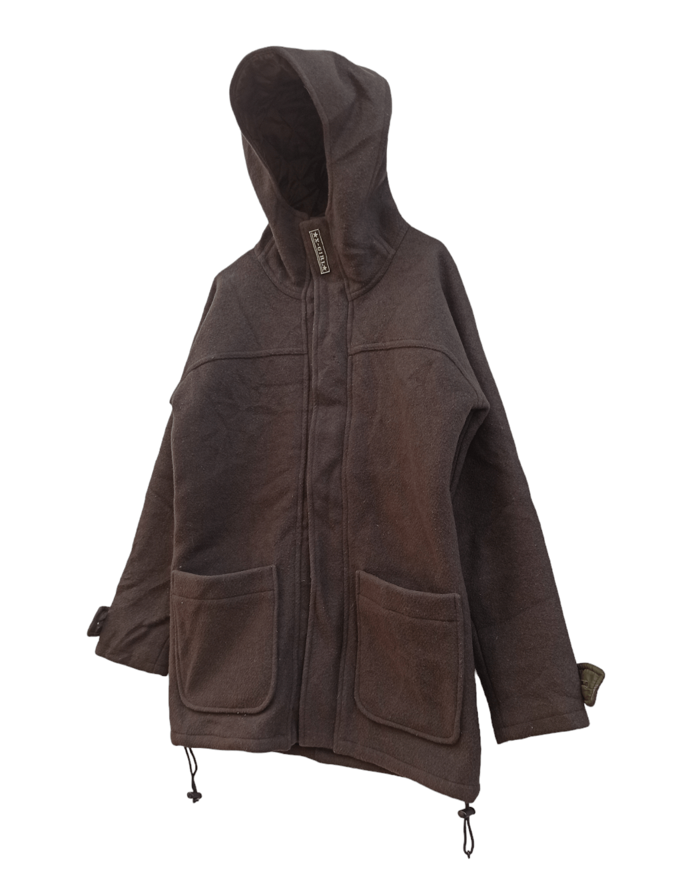 Japanese Brand × Vintage × X-Girl Vintage X-Girl Wool Hooded Jacket Size M / US 6-8 / IT 42-44 - 2 Thumbnail