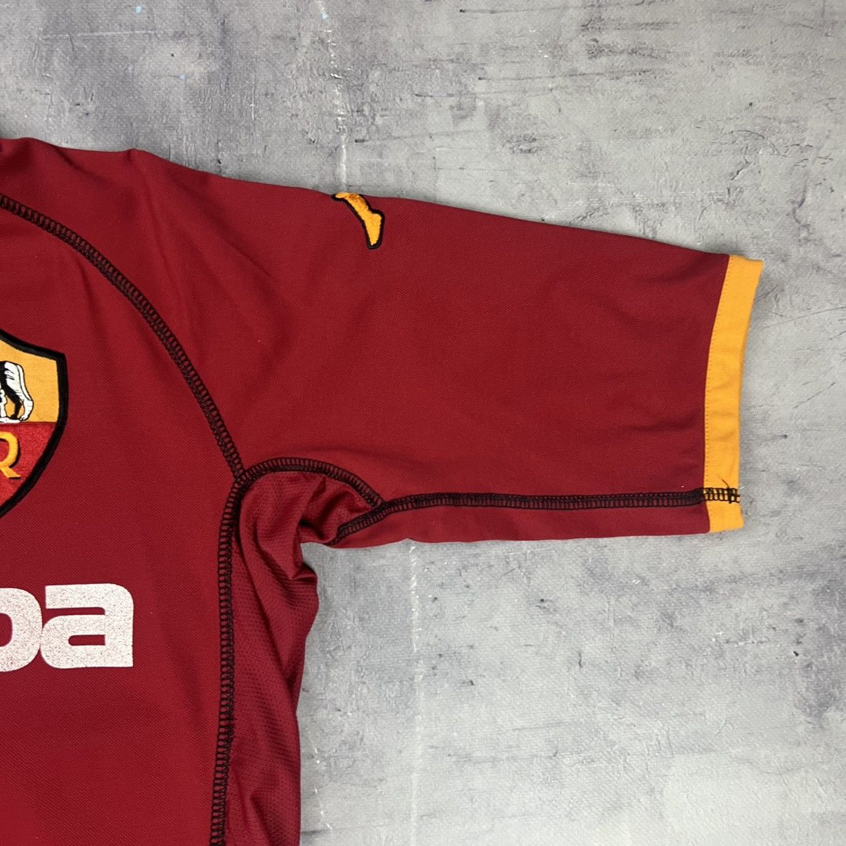 Kappa Rare! AS Roma Kappa Soccer Jersey Shirt Vintage 00s Size US L / EU 52-54 / 3 - 6 Thumbnail