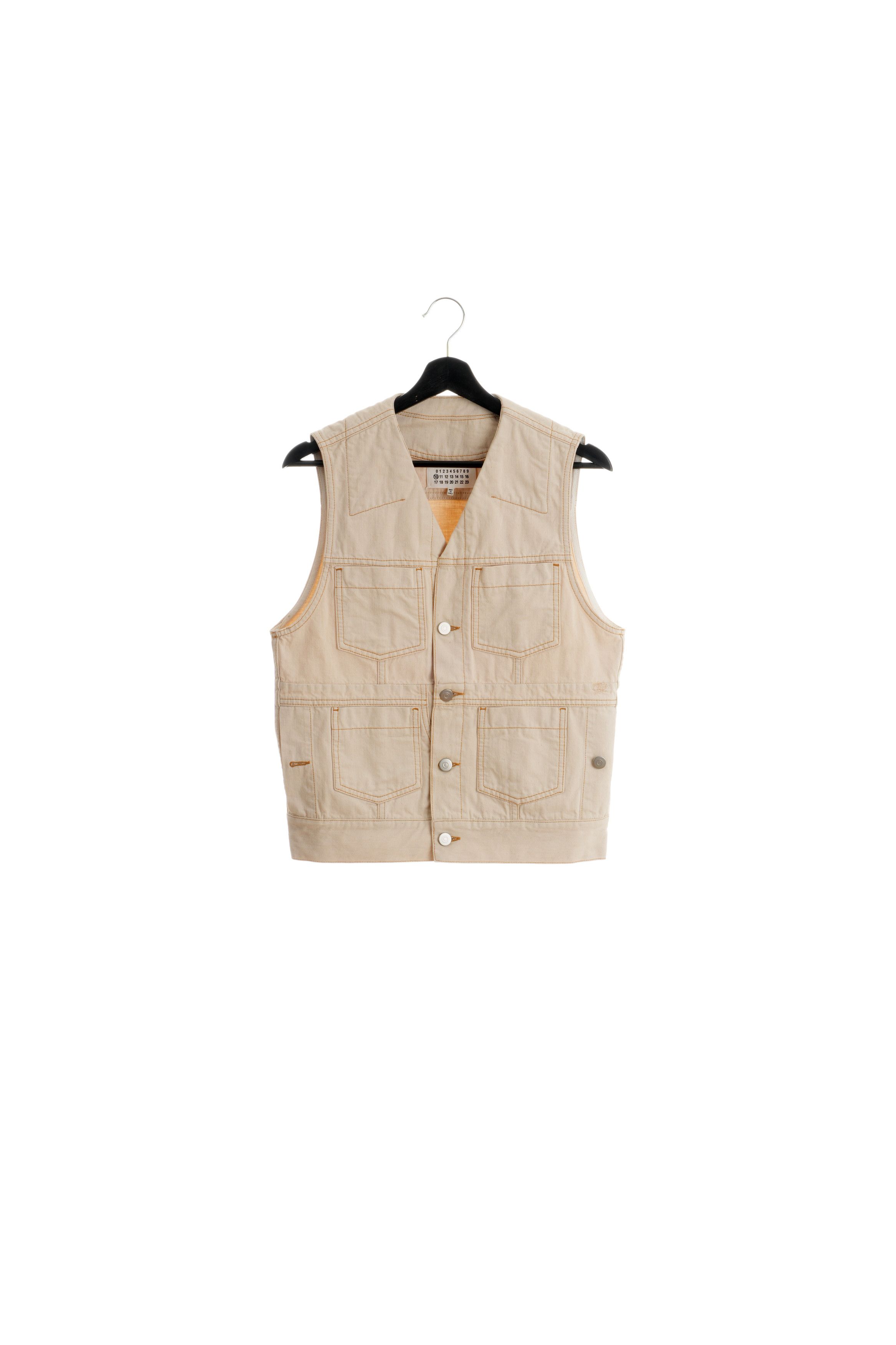 Maison Margiela Reconstructed Reverse Lapel Vest Size US S / EU 44-46 / 1 - 2 Thumbnail