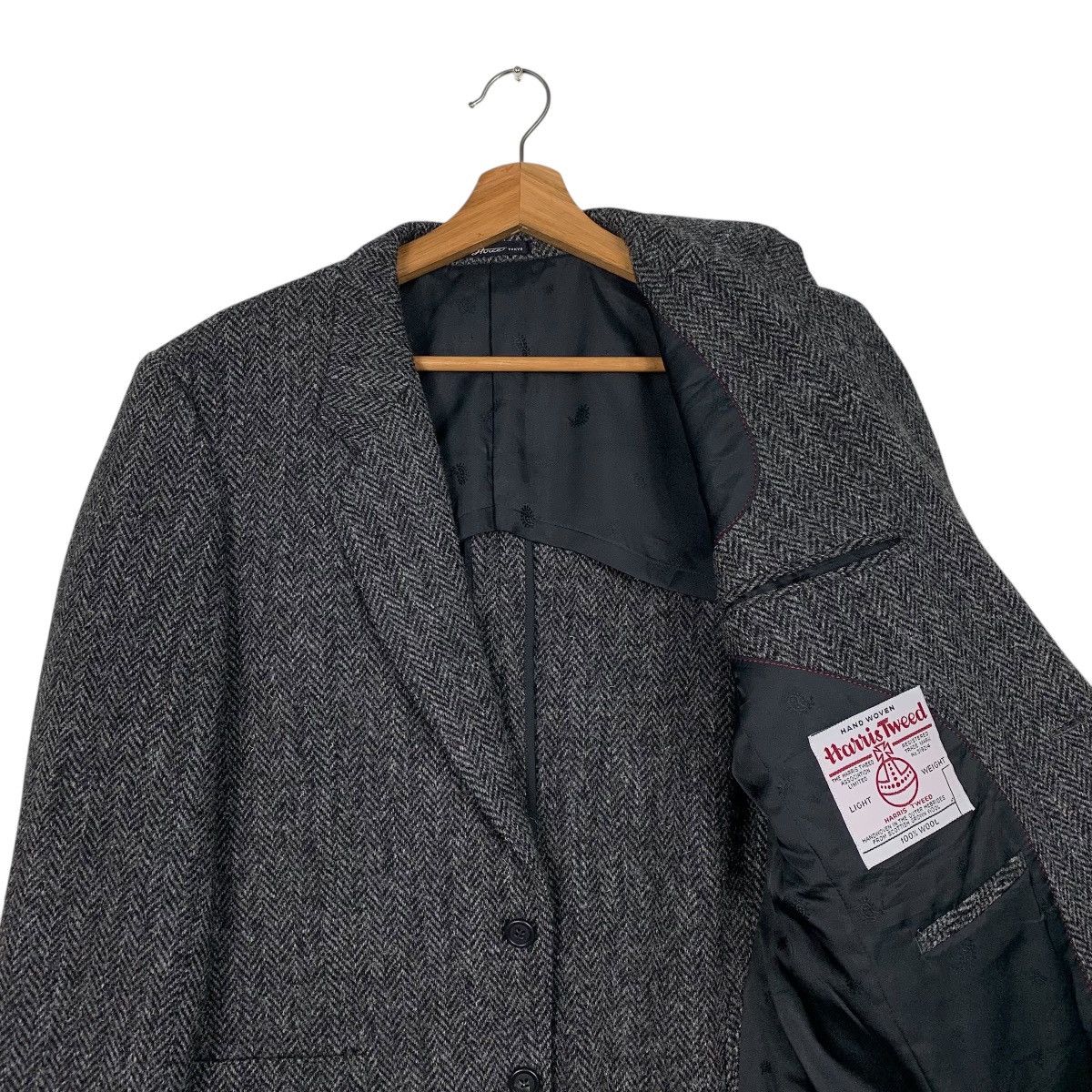 Harris Tweed Luneel x Harris Tweed HerringboneWool Casual Jacket Size US M / EU 48-50 / 2 - 10 Thumbnail