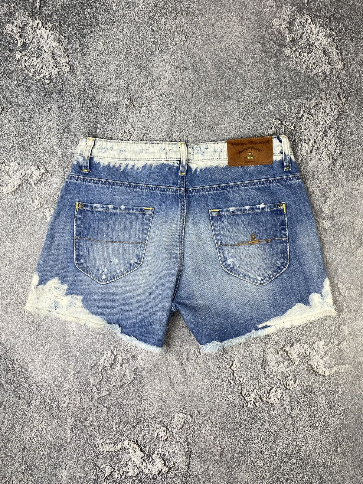 Vivienne Westwood Vivienne Westwood Anglomania Mini Skull Distressed Shorts Size 28" / US 6 / IT 42 - 3 Thumbnail