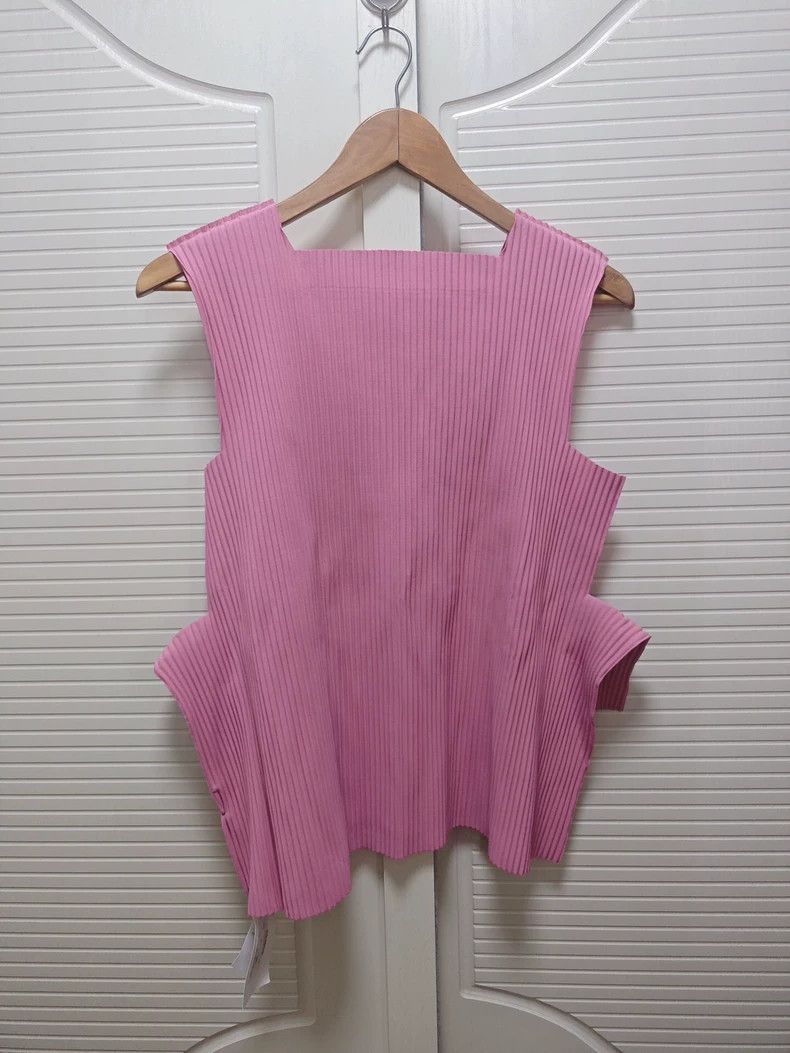 Issey Miyake issey miyake size:one size Pink vest Size XXS / US 00 / IT 34 - 2 Thumbnail