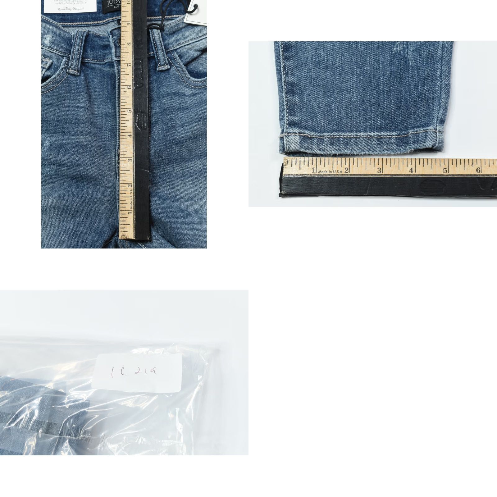 Vintage Judy Blue Jeans Womens Distressed Mid-Rise Relaxed Stretch Denim Blue 5-Pocket Inseam 26.5 in Regular Size 27 Ankle Vintage? No Size 26" / US 2 / IT 38 - 9 Thumbnail