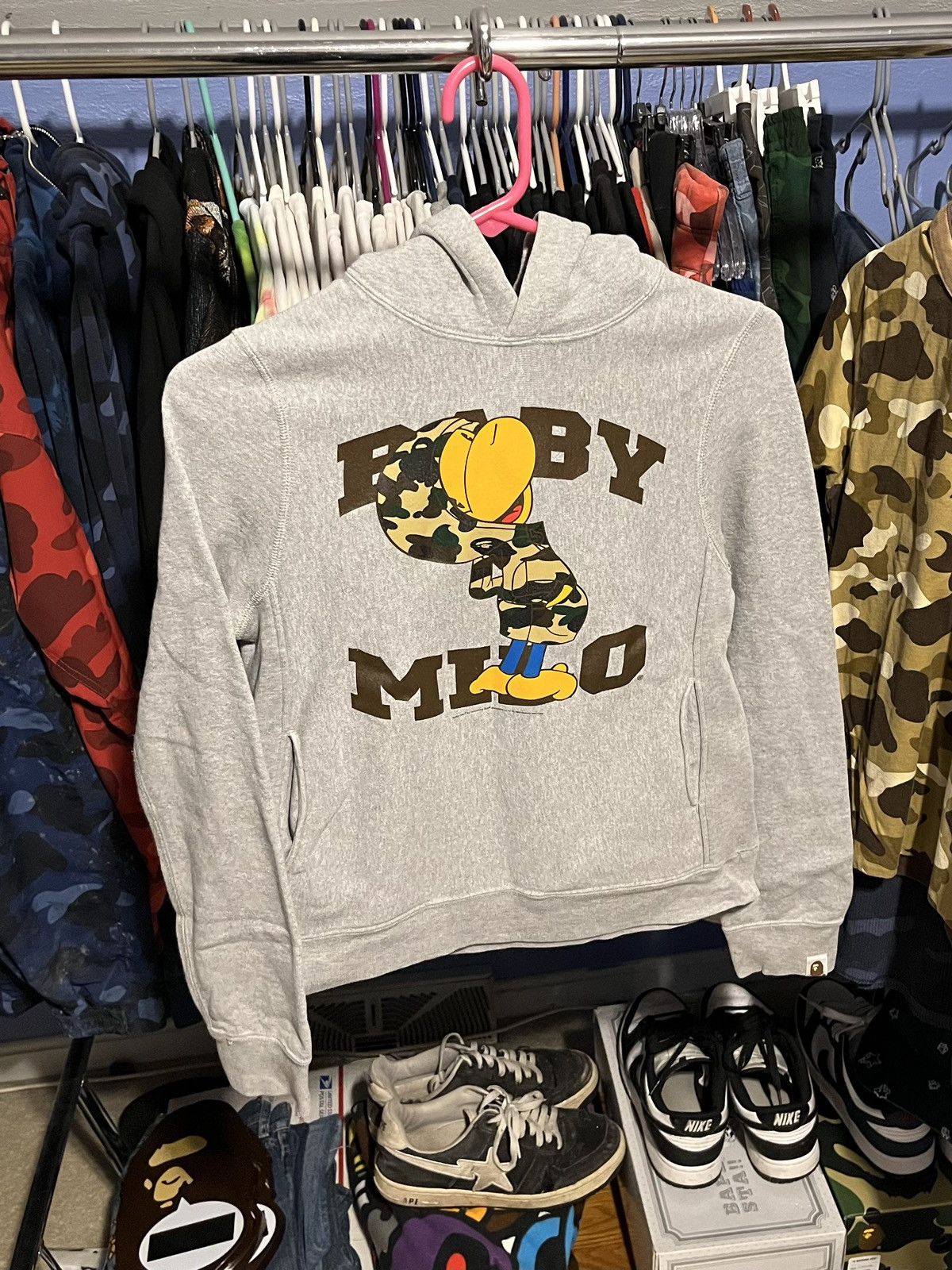 Bape Baby Milo Pullover Hoodie Size XXS / US 00 / IT 34 - 1 Thumbnail