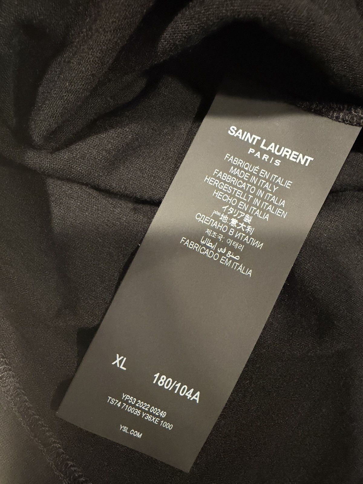 Saint Laurent Paris Saint laurent wool jersey long sleeves shirt. XL Size US XL / EU 56 / 4 - 3 Thumbnail