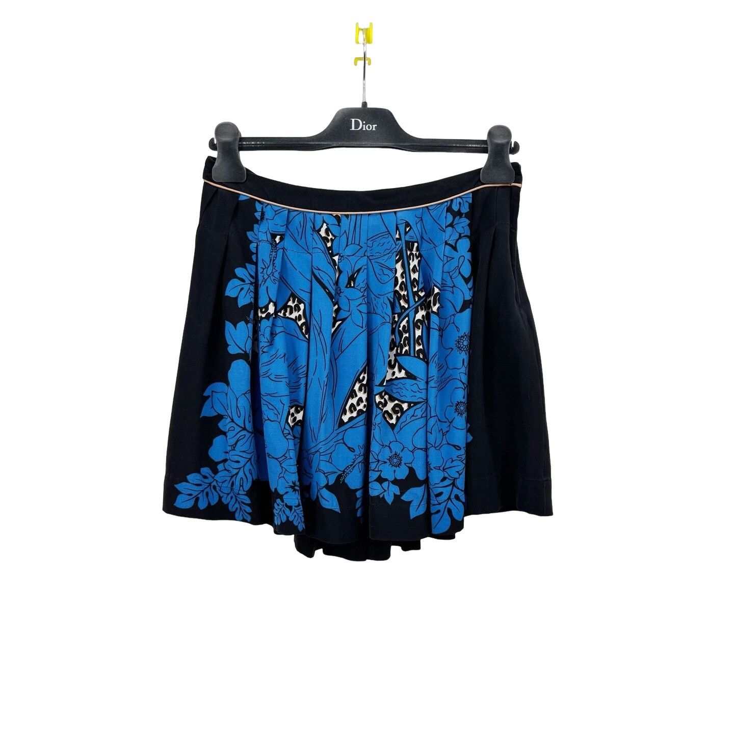 Louis Vuitton Louis Vuitton Floral Leopard Pleated Mini Skirt Size 36 Size 26" / US 2 / IT 38 - 1 Thumbnail