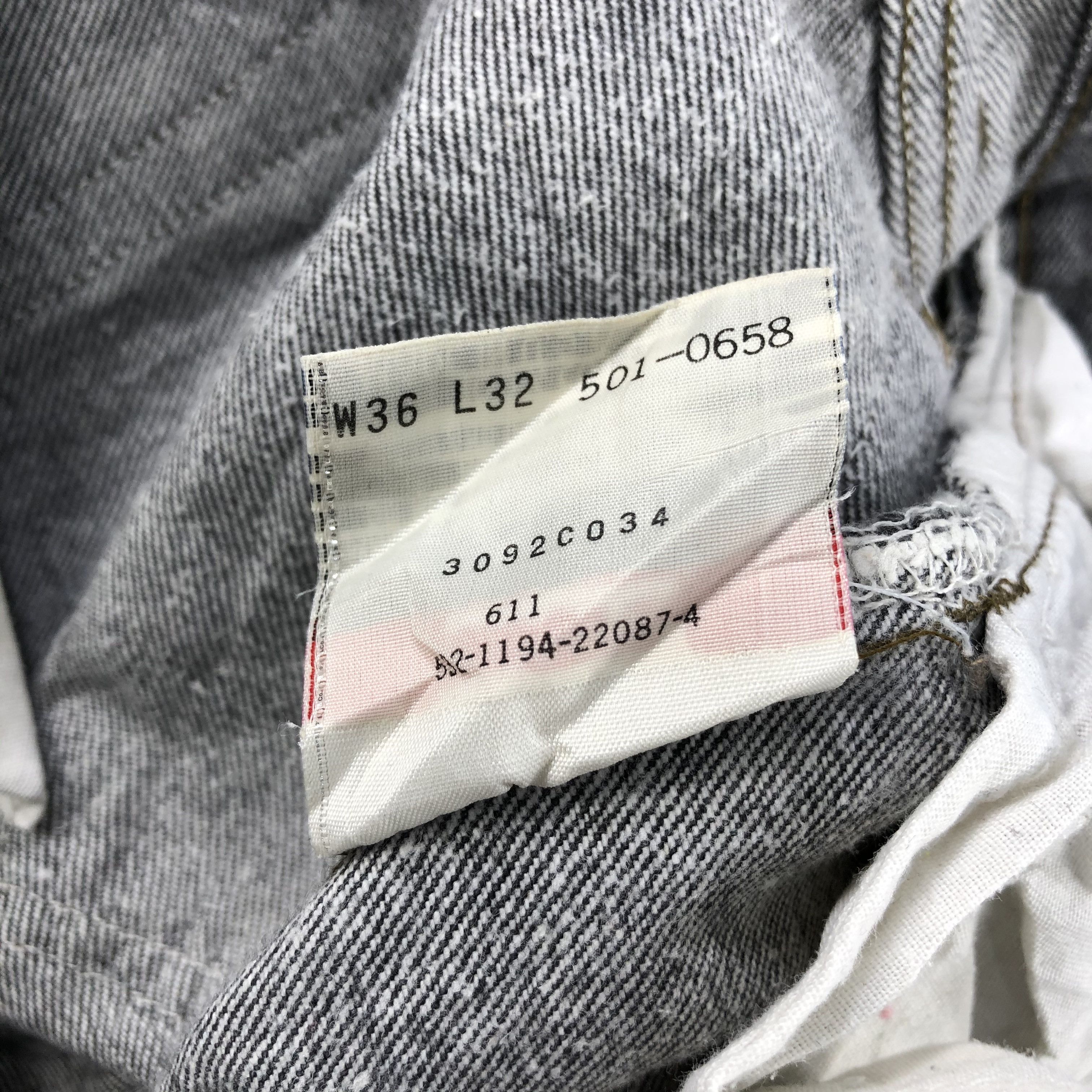 Levi's × Vintage Vintage 90s Distress Levis 501 Jeans-JM1570 Size US 35 - 12 Thumbnail