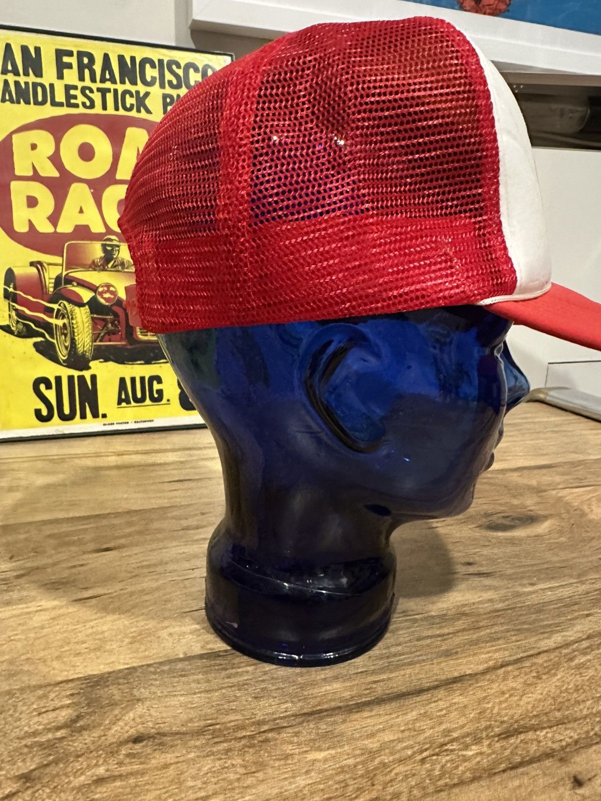 Vintage Vintage Moto Cross Roswell Super Speedway Trucker Hat Size ONE SIZE - 4 Thumbnail