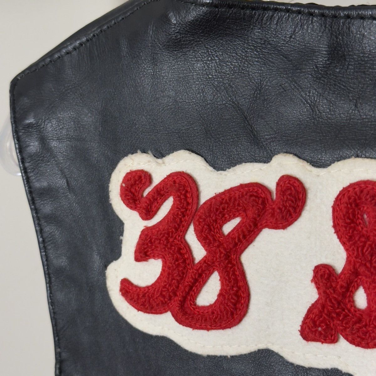 Genuine Leather Vintage Genuine Leather Vest with patches and embroidery Size US XL / EU 56 / 4 - 6 Thumbnail