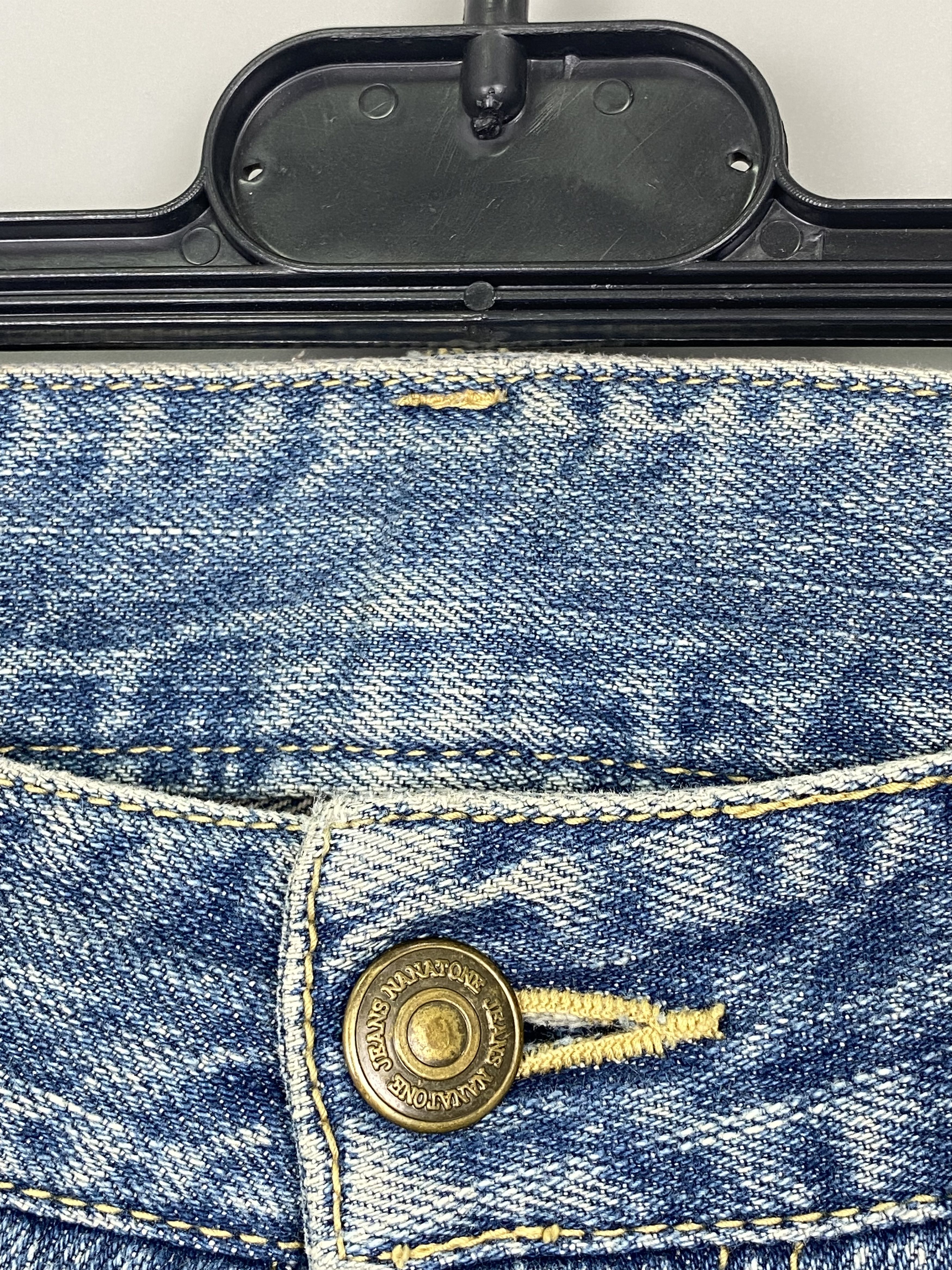 Japanese Brand RARE NANATONE Washed Denim Jeans Made in JAPAN Size US 28 / EU 44 - 3 Thumbnail