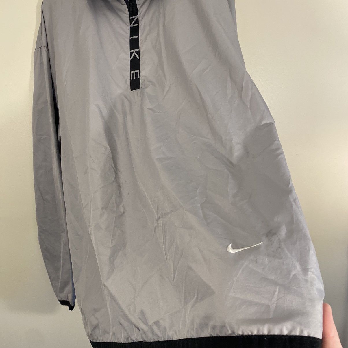 Vintage Vintage Y2K Nike Windbreaker Spell Out XL Size US XL / EU 56 / 4 - 3 Thumbnail