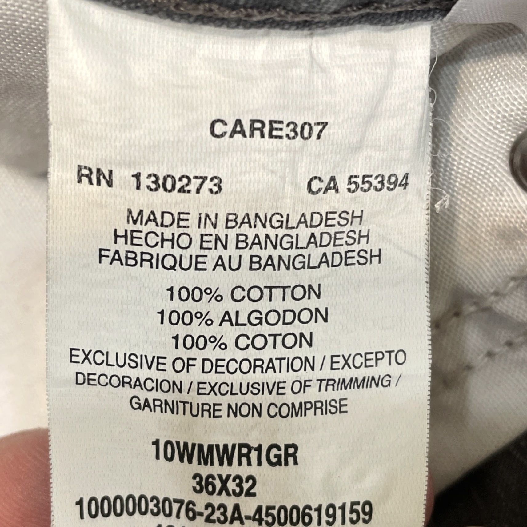 Wrangler WRANGLER Workwear Cargo Pants 36x32 Gray Straight Leg Ripstop Double Knee Mens Size US 36 / EU 52 - 2 Thumbnail