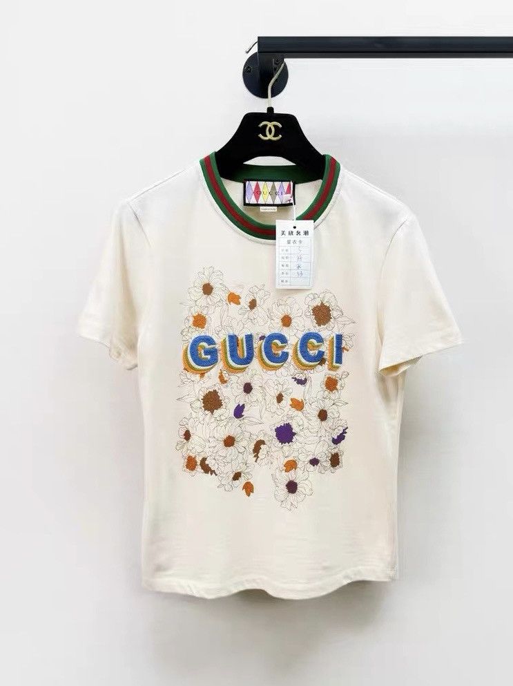 Gucci Gucci's brand new floral short-sleeved shirt Size S / US 4 / IT 40 - 1 Thumbnail