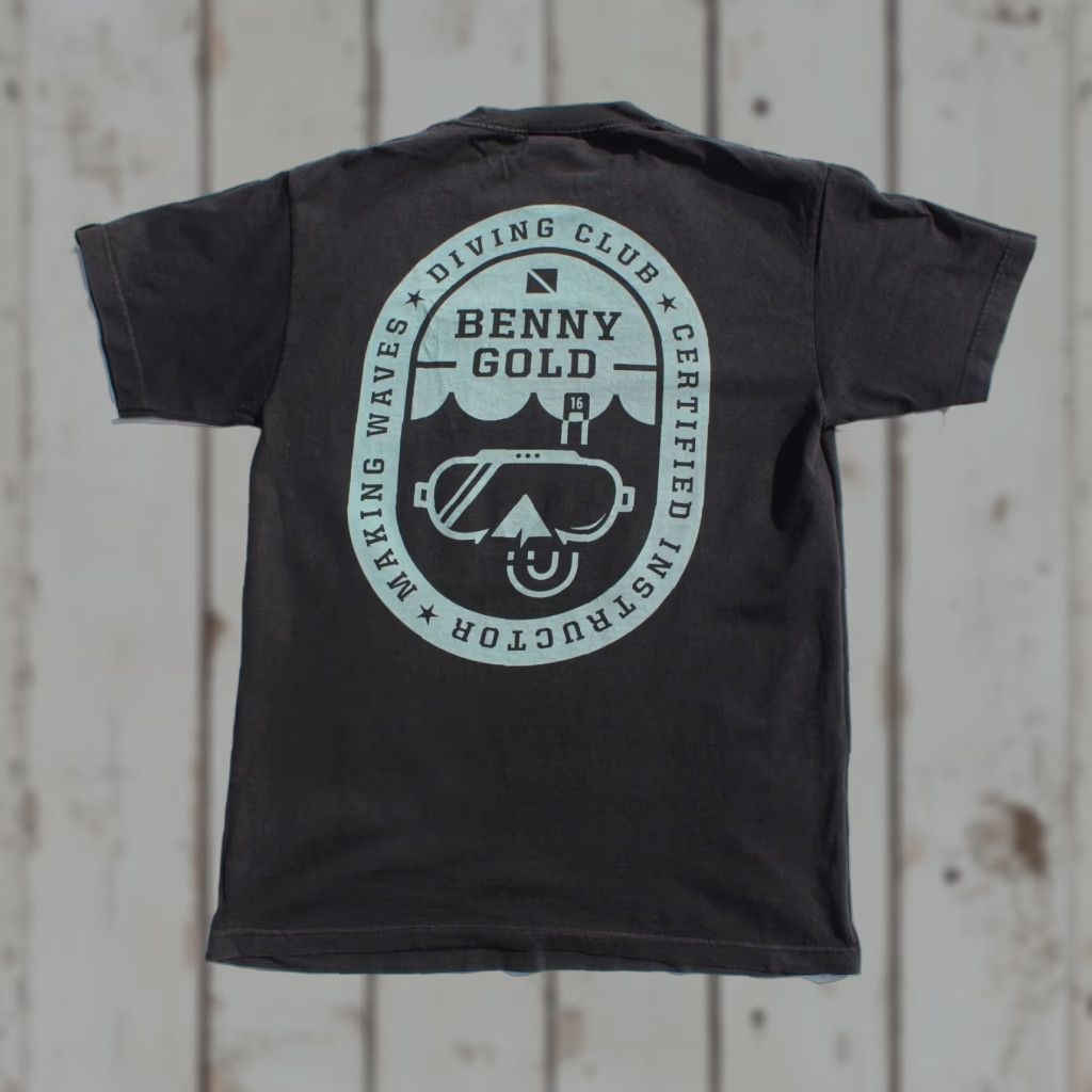 Vintage Benny Gold T-Shirt Black M Unisex Adults Short Sleeve Classic Fit SF Skateboarding 90s? (Note: Decade not in original) Size US M / EU 48-50 / 2 - 1 Thumbnail