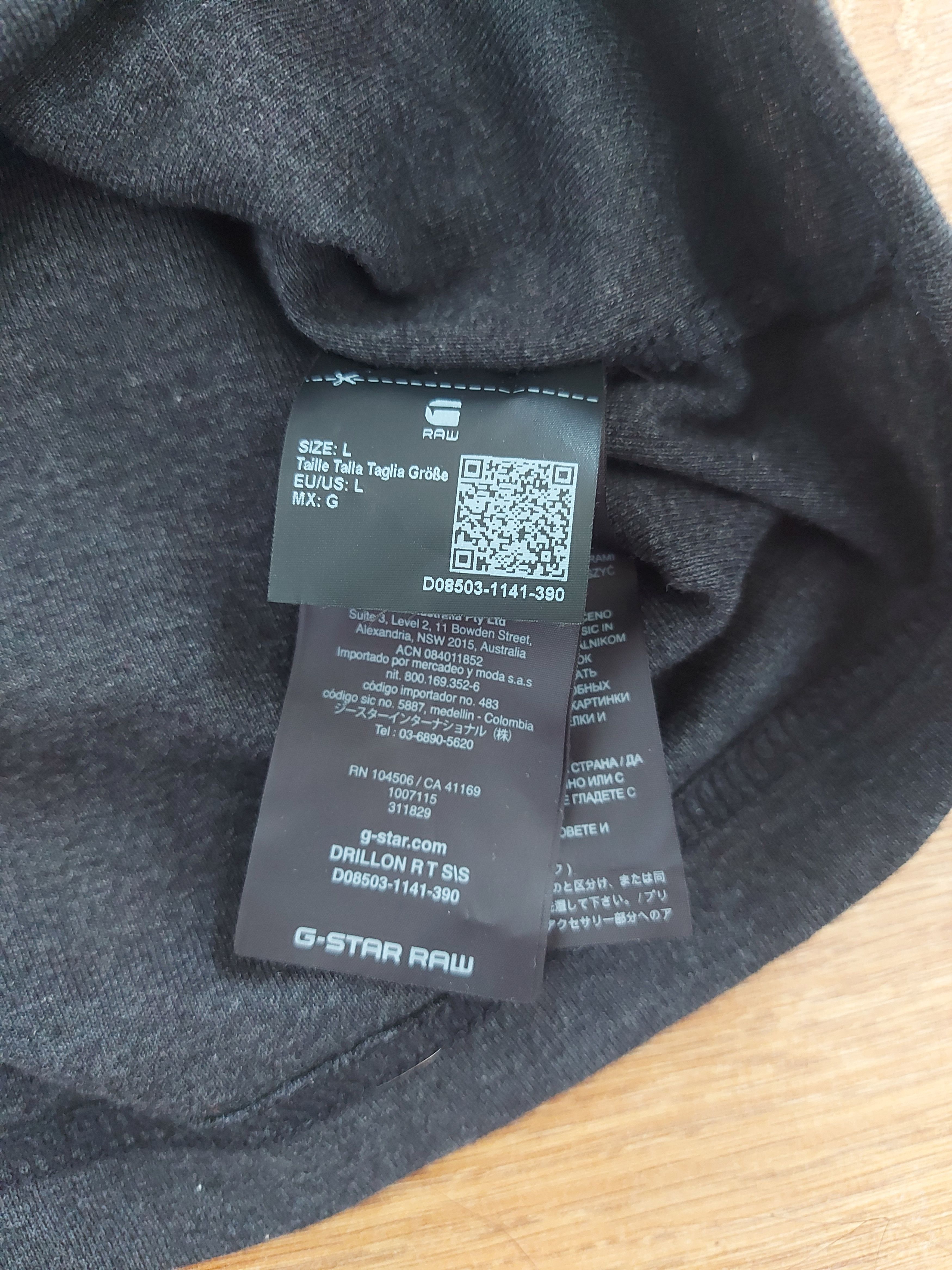 G-Star G-Star Raw Dark Gray Women's Organic Cotton T-shirt Size L / US 10 / IT 46 - 8 Thumbnail