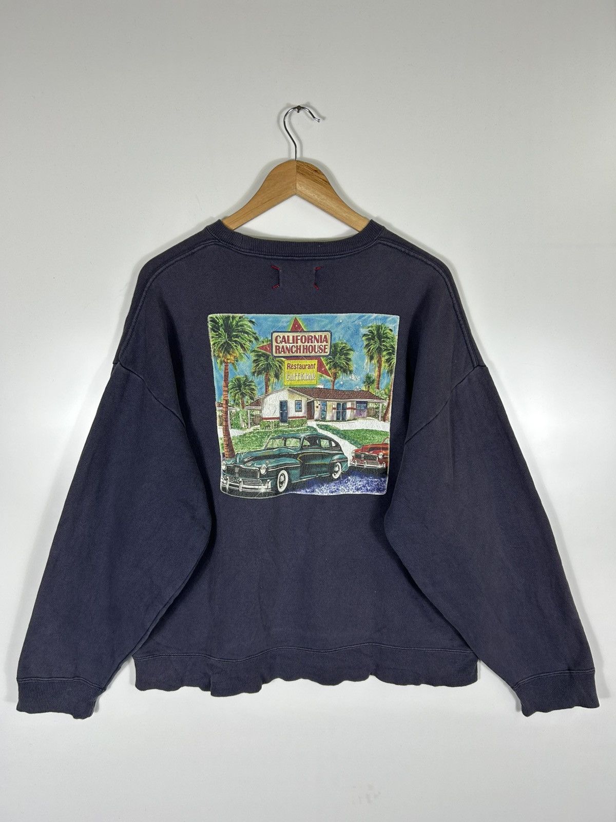 Sun Surf 🌊California Ranch House Sun Faded Baggy Sweatshirt Size US M / EU 48-50 / 2 - 10 Thumbnail