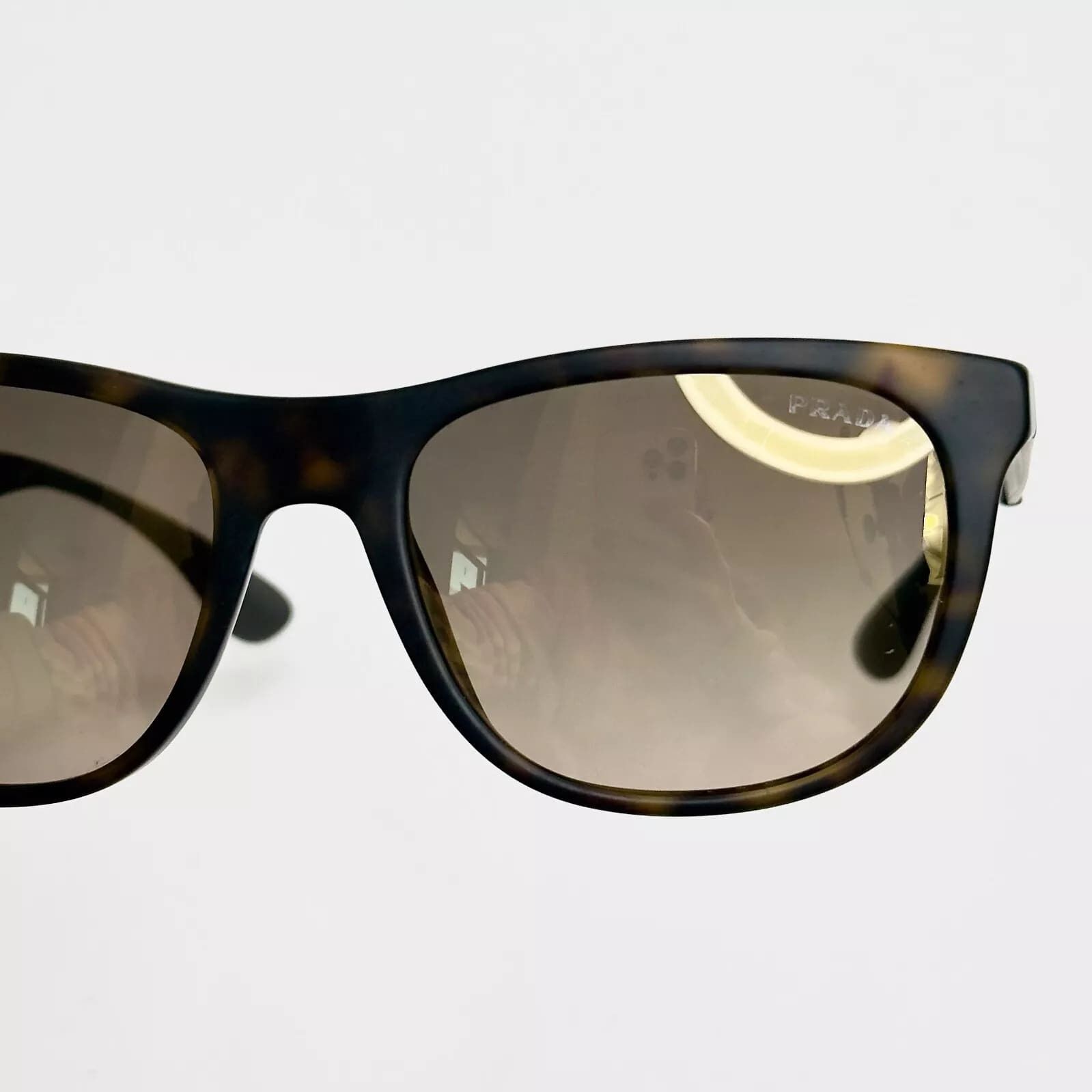 Prada PRADA 04S Sport Square PR04SS Brown Bronze Sunglasses Size ONE SIZE - 7 Thumbnail