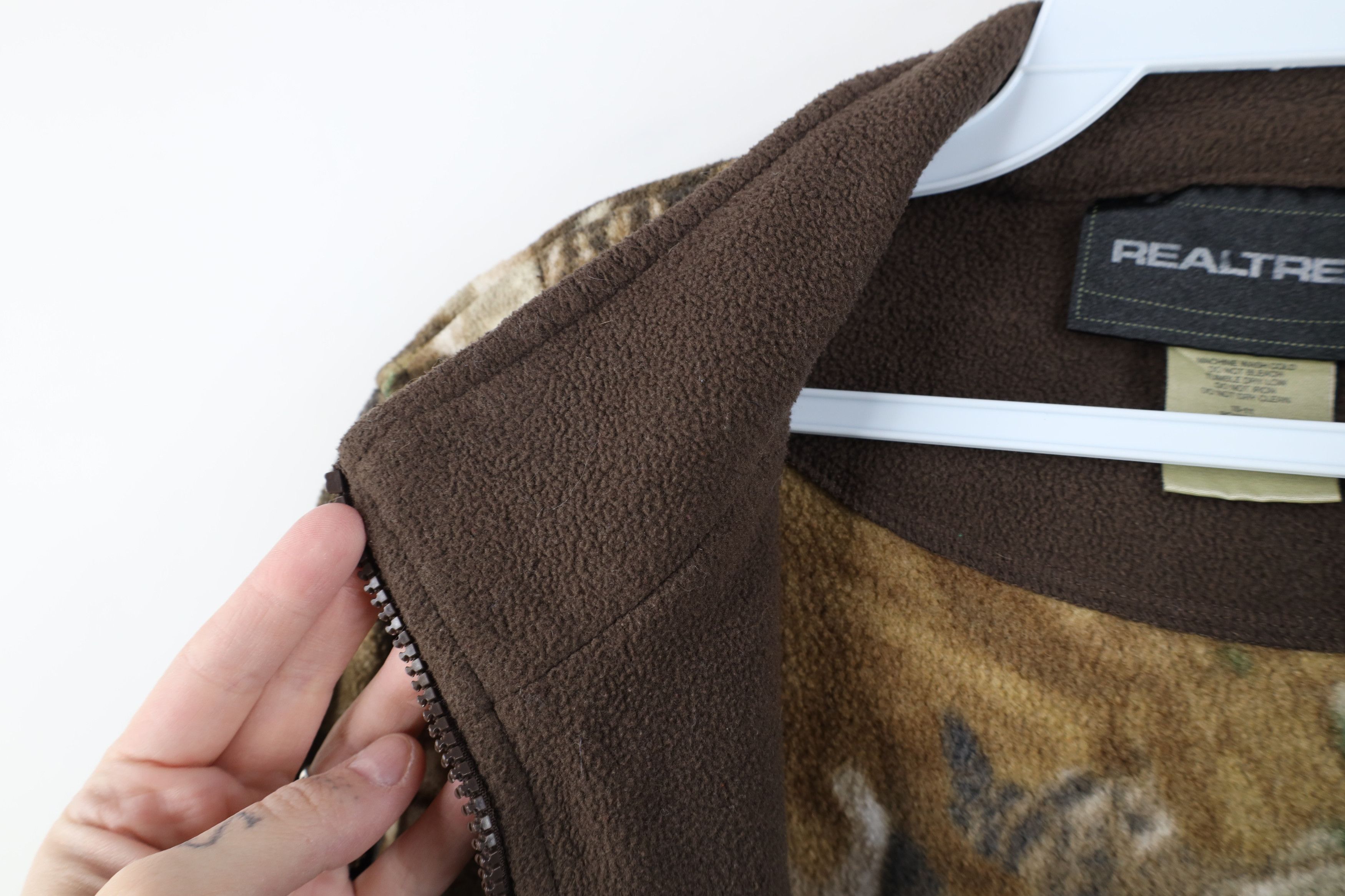 Vintage Vintage Y2K Streetwear Camouflage Half Zip Fleece Jacket Size L / US 10 / IT 46 - 6 Thumbnail