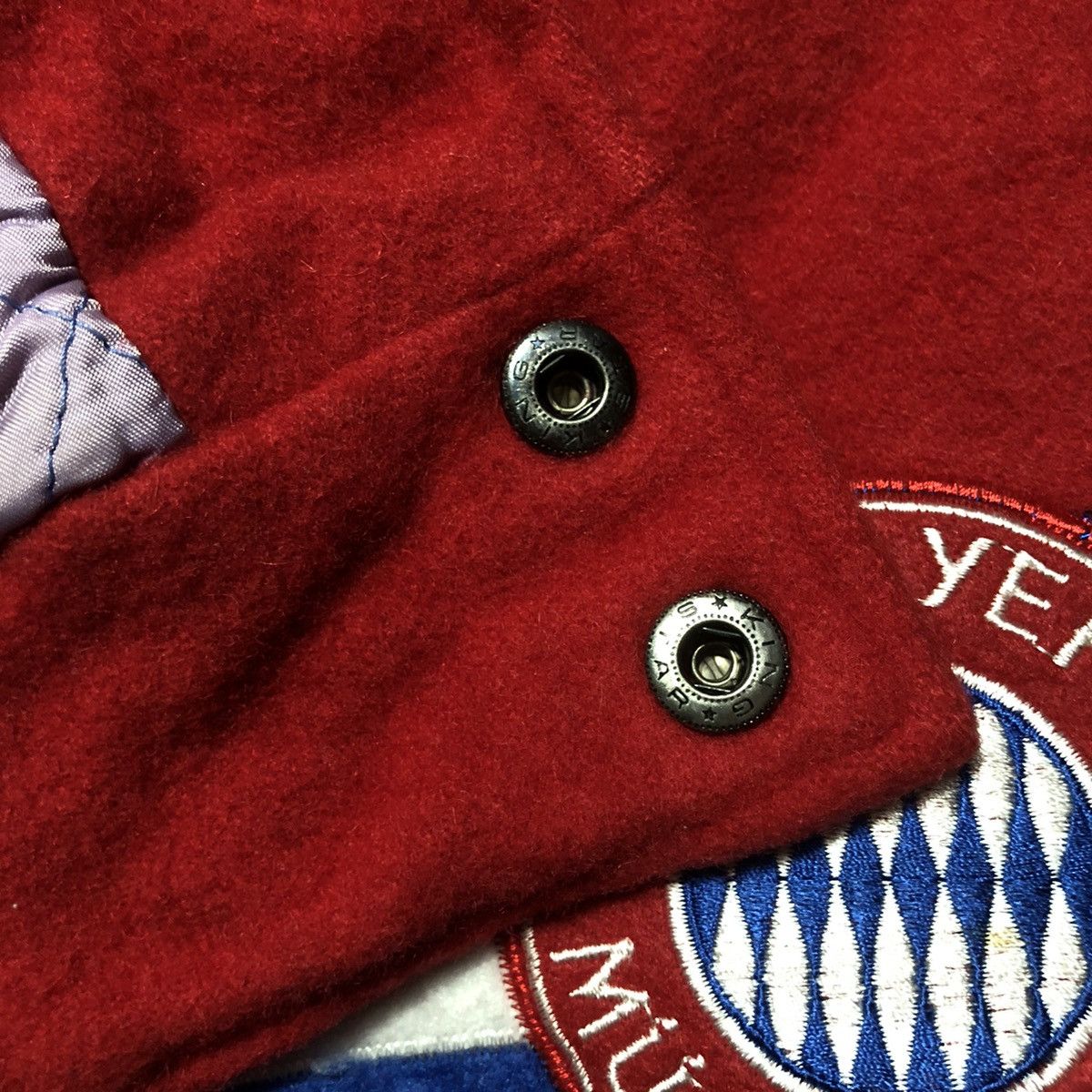 Vintage Rare Original Vtg Fc Bayern Munchen Wool Varsity Jacket Size US M / EU 48-50 / 2 - 13 Thumbnail