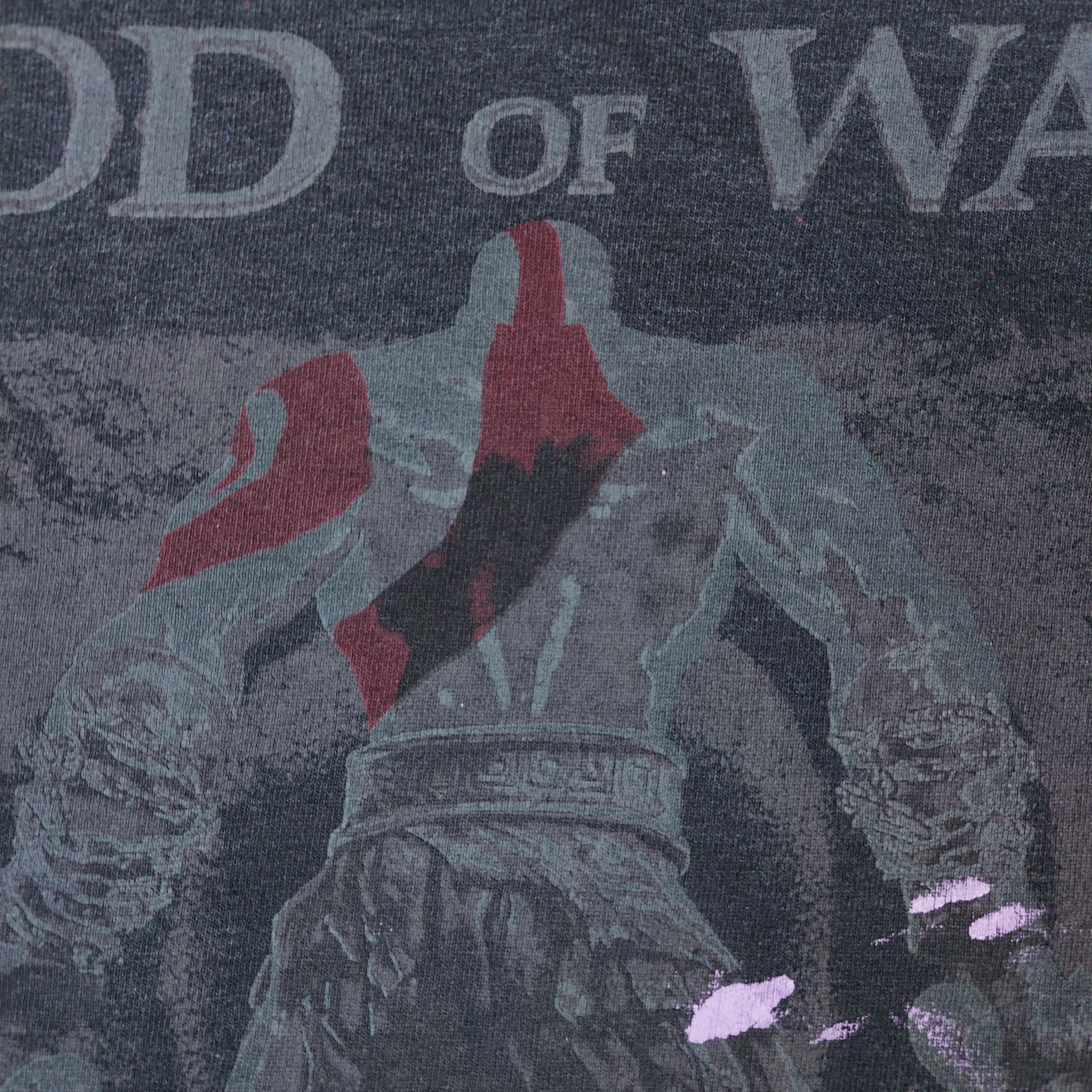 Playstation Vintage 2007 God of War II PS2 PlayStation 2 Kratos TEE Size US M / EU 48-50 / 2 - 4 Thumbnail