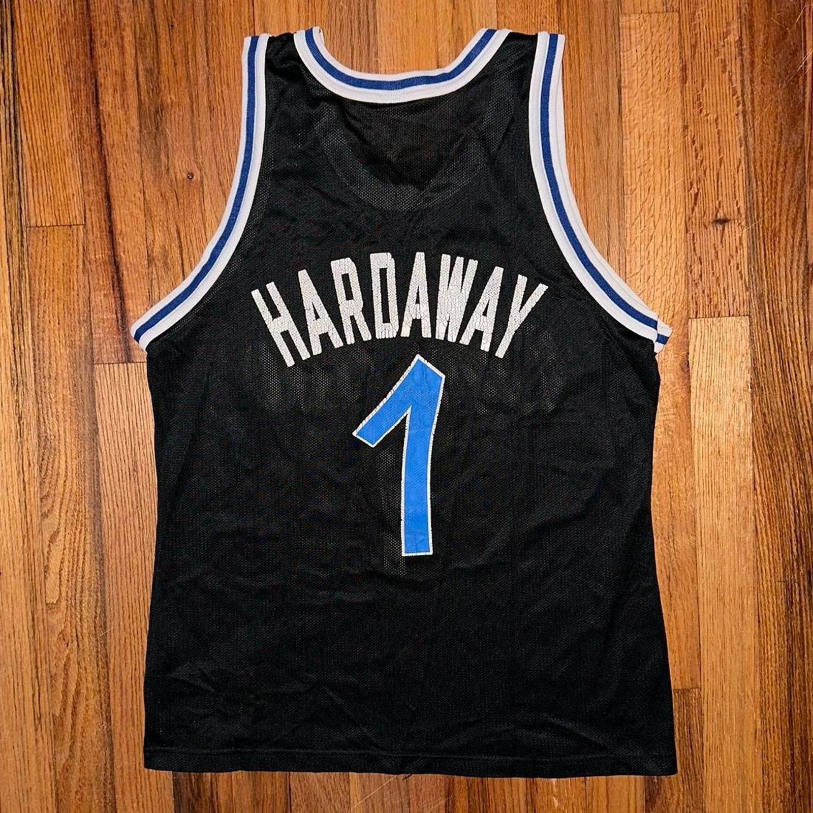 Champion × NBA × Vintage 90s Champion Hardaway No 1 Orlando Magic NBA Jersey S(40) Size US S / EU 44-46 / 1 - 2 Thumbnail