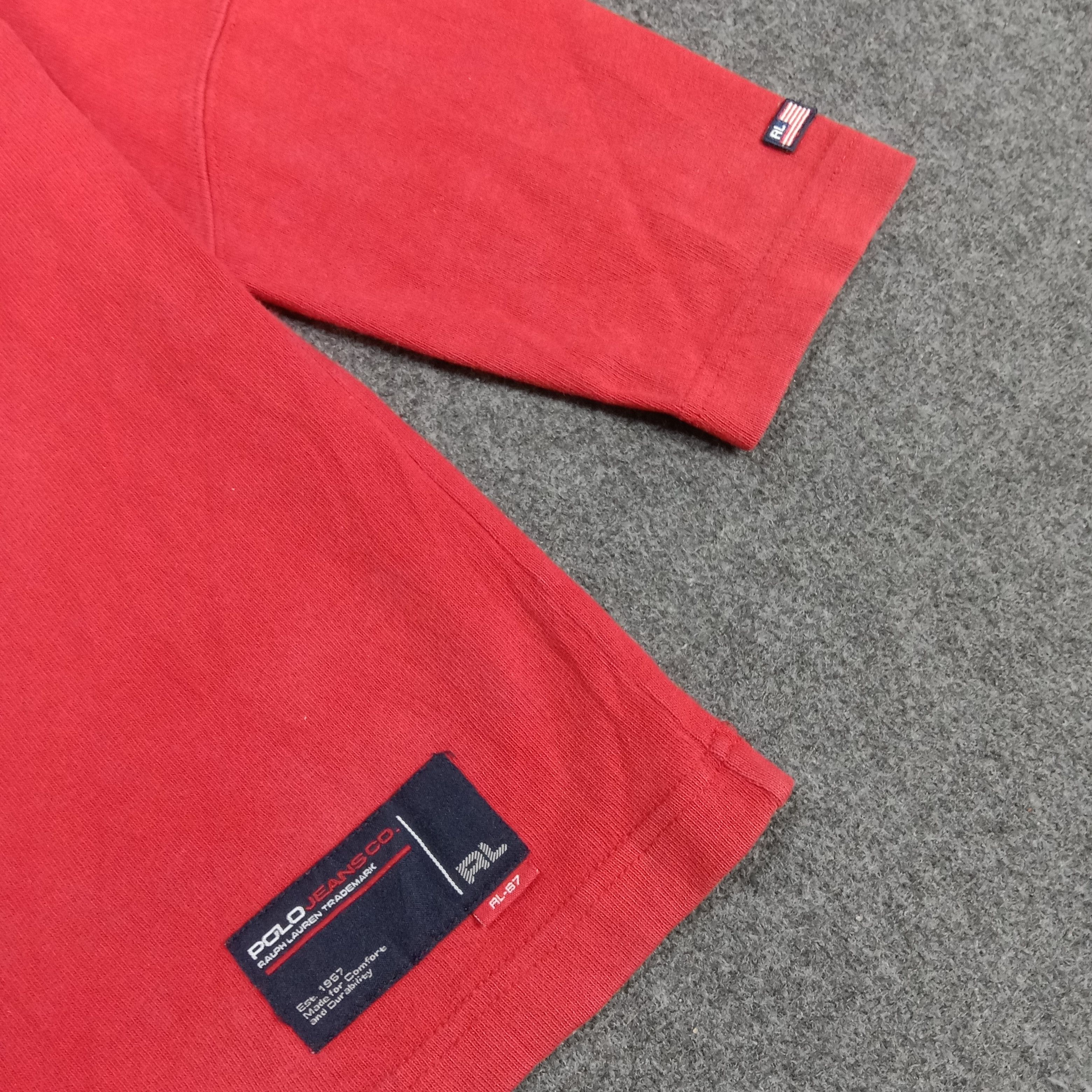 Polo Ralph Lauren × Vintage Polo Jeans by Ralph Lauren Racing Style Sweatshirt Size US M / EU 48-50 / 2 - 4 Thumbnail