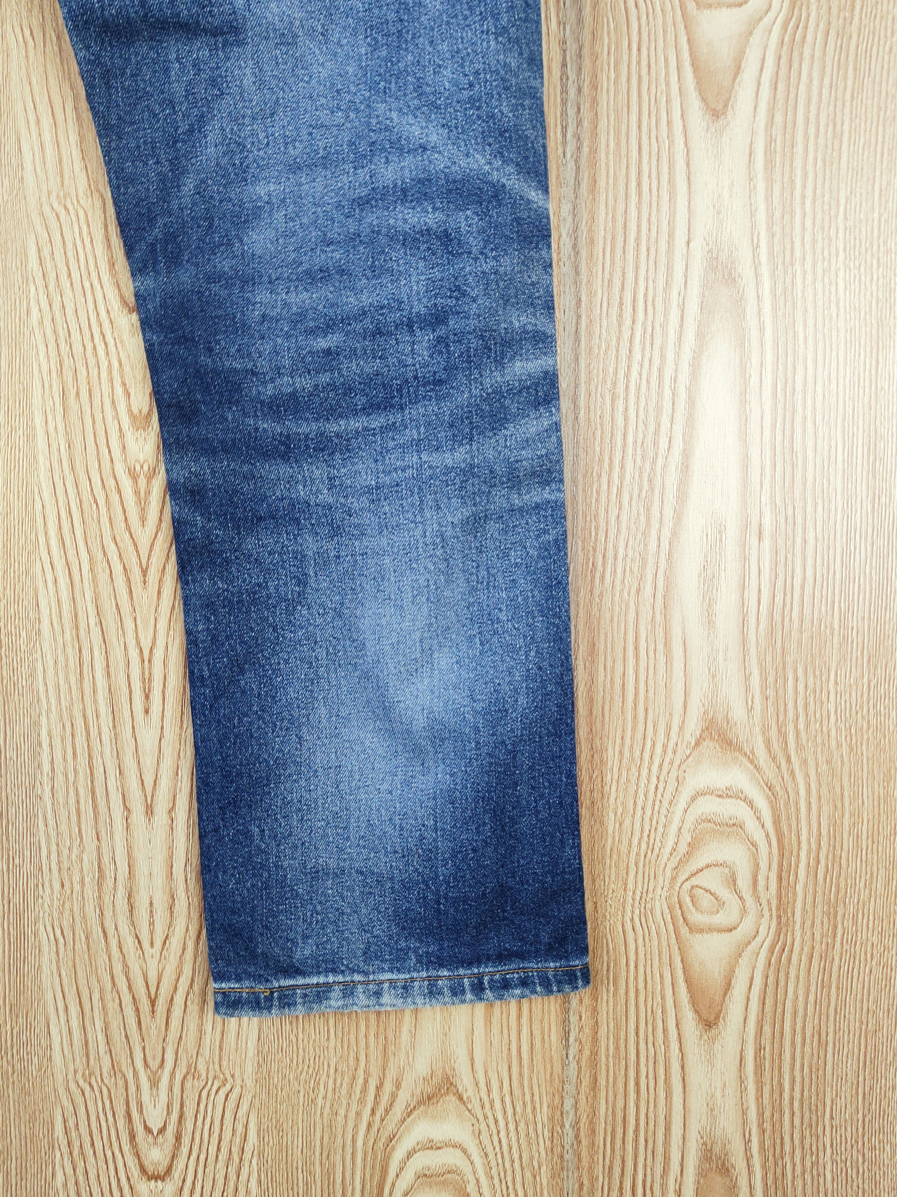 Japanese Brand Navy Dark Blue Distressed Ripped Jeans #W608 Size 30" / US 8 / IT 44 - 12 Thumbnail